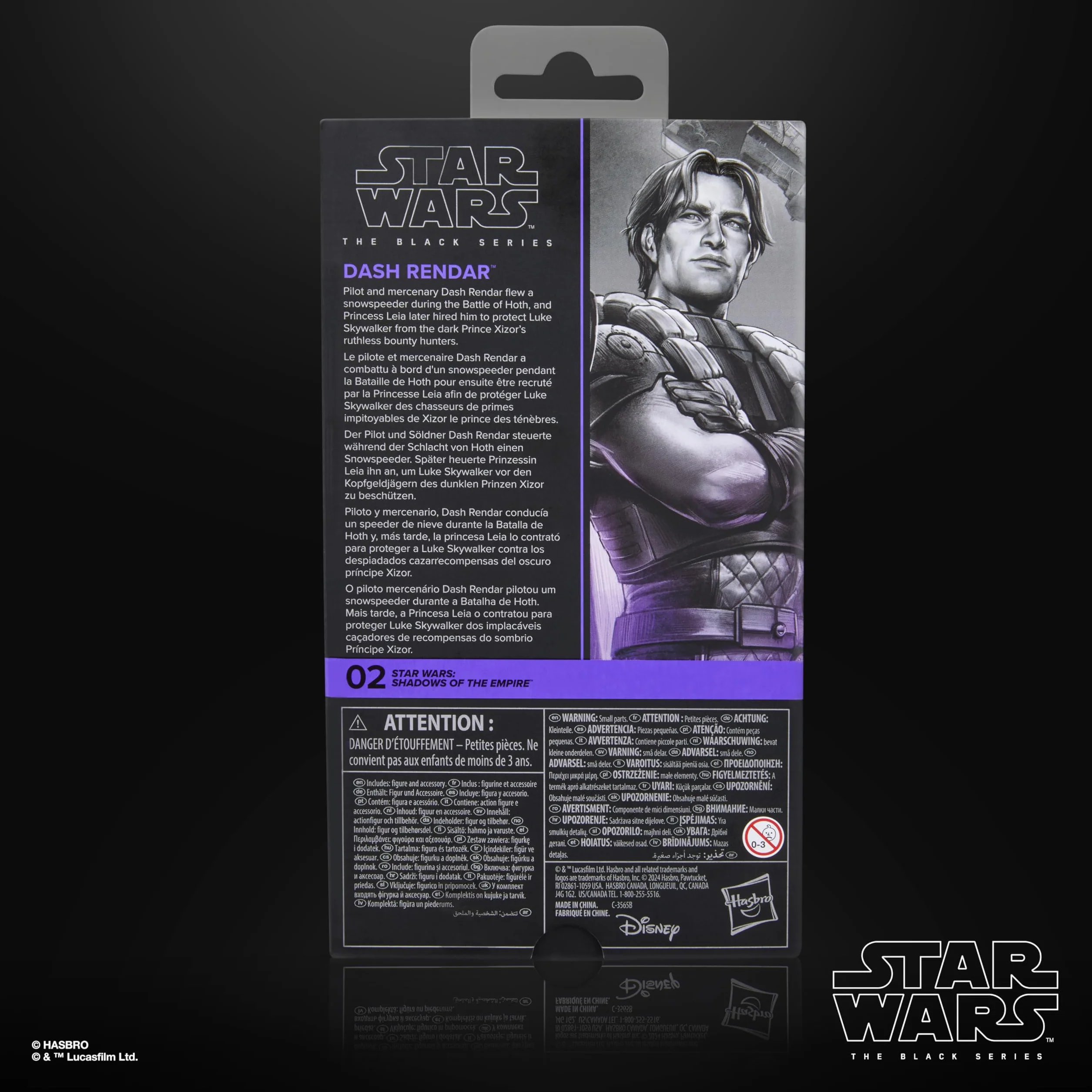 Star Wars The Black Series Dash Rendar Figura Coleccionable de 15 cm