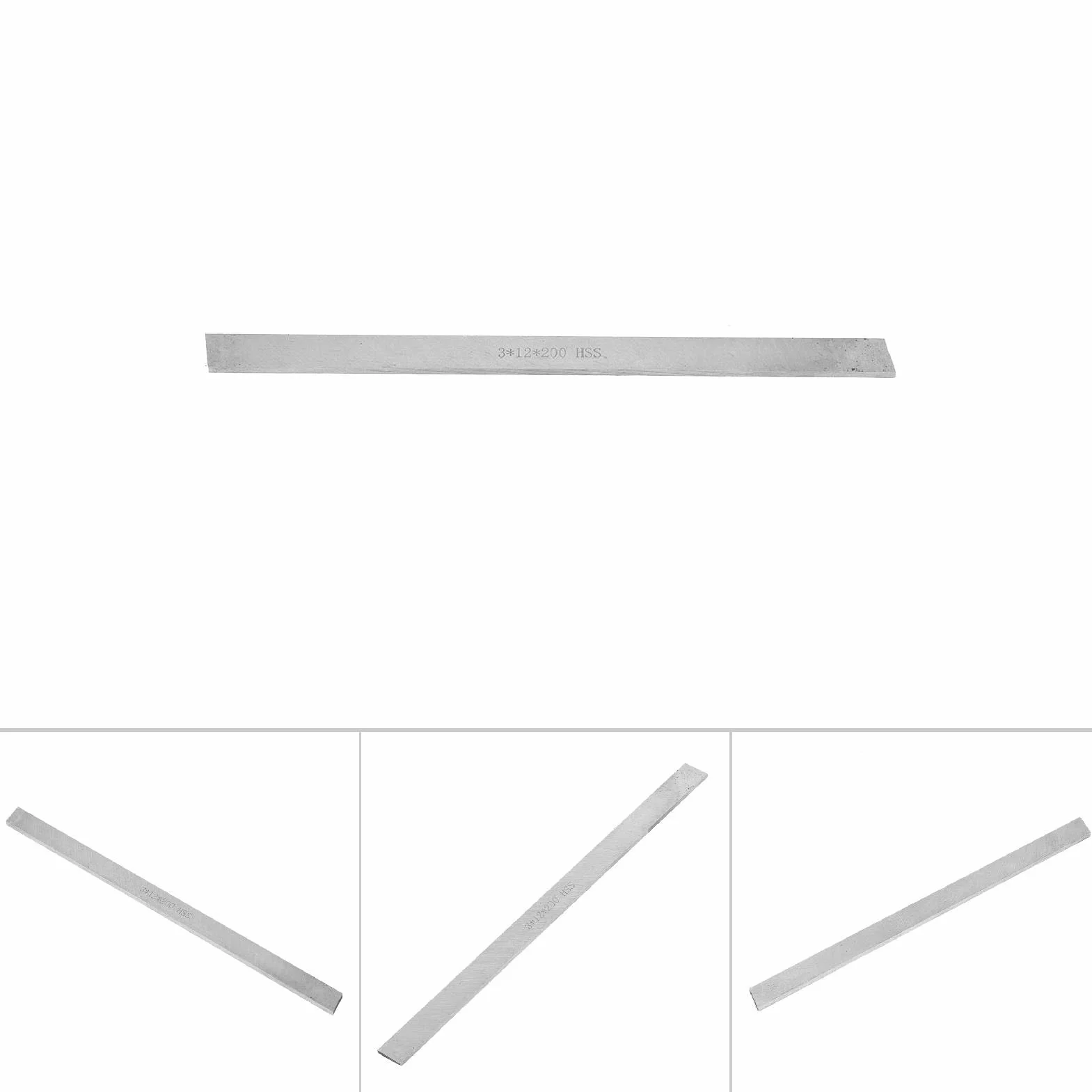 Herramienta de Torneado de Acero de Alta Velocidad Cuadrada 20mm (3x12x200mm)
