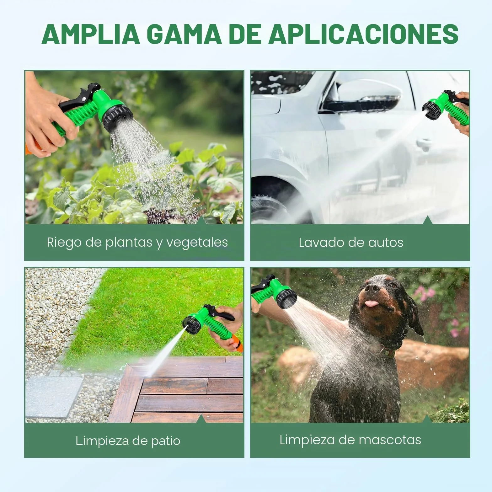 Huanyu Bomba Inalámbrica de Transferencia de Agua Bomba de Agua a Batería con 2x22500mAh 21V Baterías Bomba Eléctrica Portátil con Kit de Manguera de Agua Larga para Riego y Limpieza