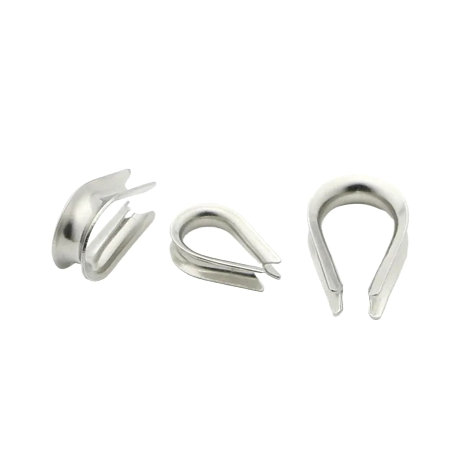 1-10 Uds M1.5-M32 Dedales De Acero Inoxidable 304 Abrazadera Anillo Cable Cuerda Funda Protectora Aparejo(M16,316_5PCS)
