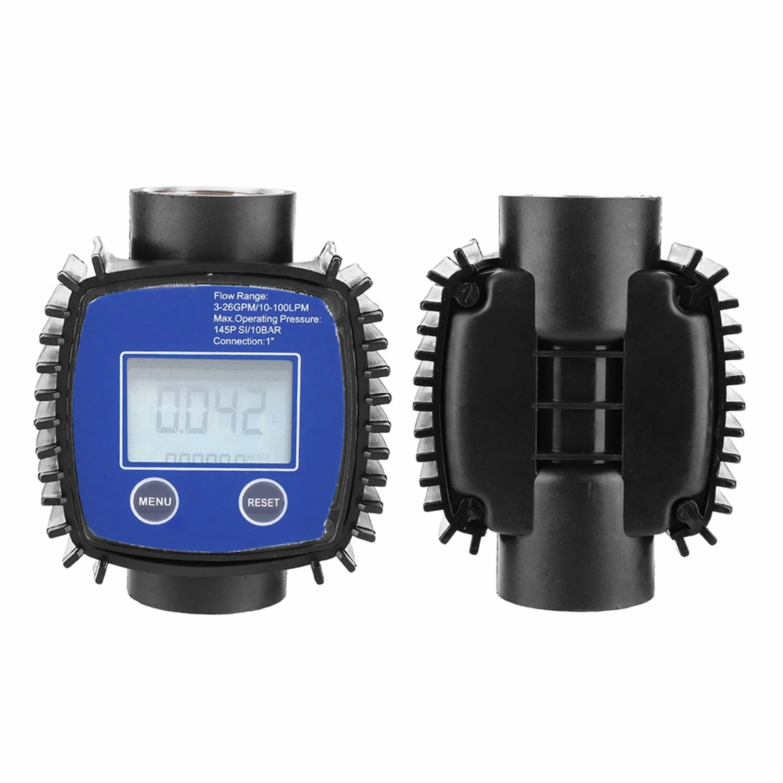 EBTOOLS1 Medidor de Flujo Digital de Alta precisión 1 Pulgada Rosca Interna ±0.3% repetibilidad
