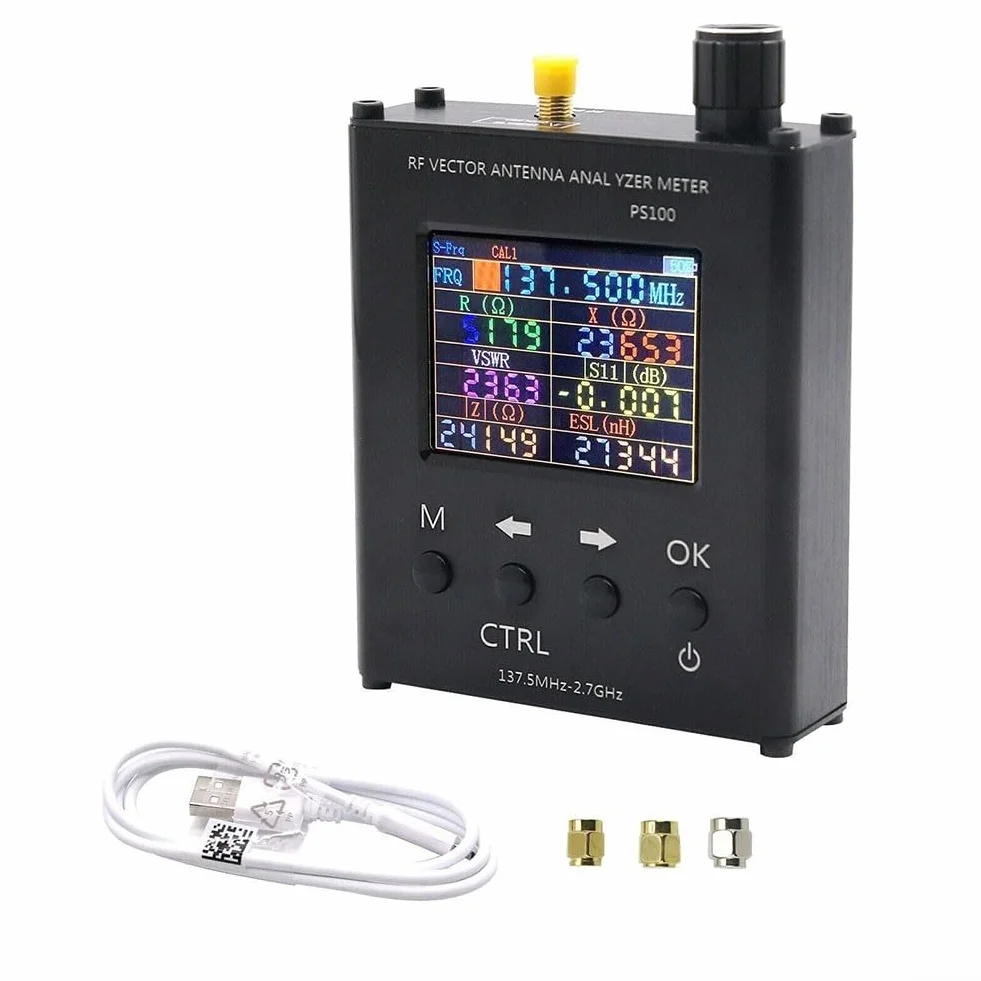 PS100 N1201SA UV RF Vector Impedancia Antena Analizador Tester Mediciones eficientes, Rendimiento duradero