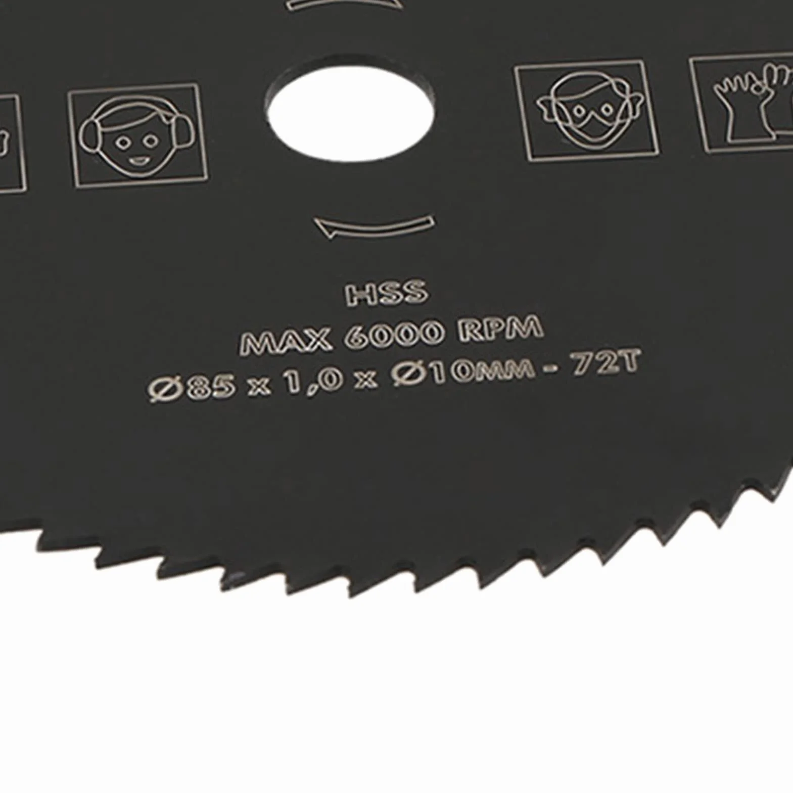 Hojas de Sierra Circular de 85mm x 10mm HSS 72 Dientes para Carpintería, Madera, Metal y PVC