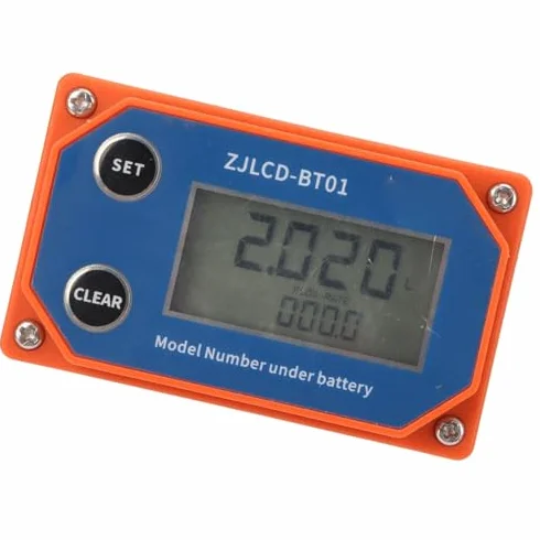 Medidor de Flujo de Agua Digital de Acero Inoxidable Resistencia a Ácidos y Álcalis para Manguera de Jardín y Riego de Tierras de Cultivo