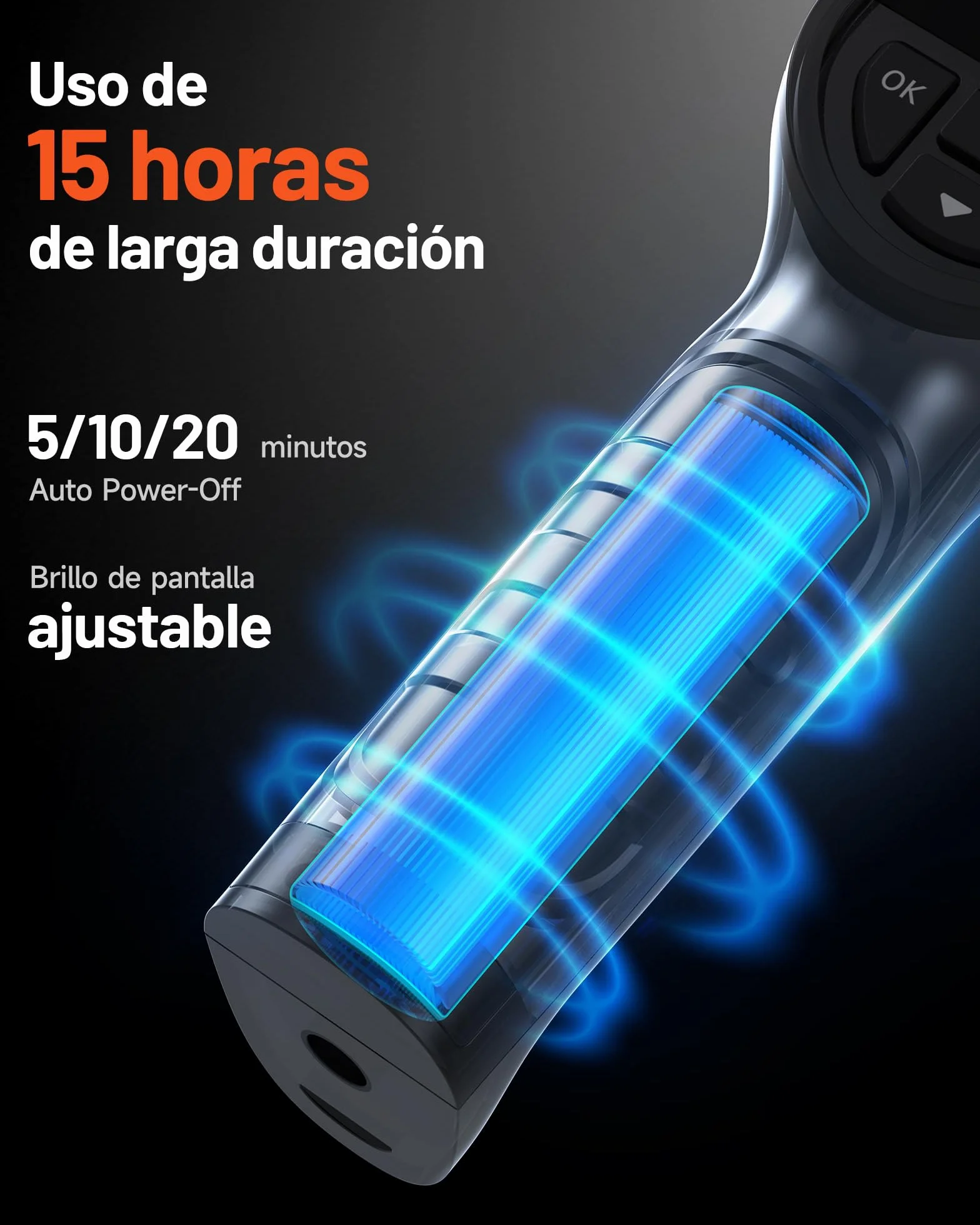 TOPDON Cámara Térmica TC004 Mini, 240x240 IR resolución, 15 h de duración de batería, -20°C - 450°C, 25 Hz, Termográficas para inspección de Sistemas de calefacción, ventilación y Aire Acondicionado