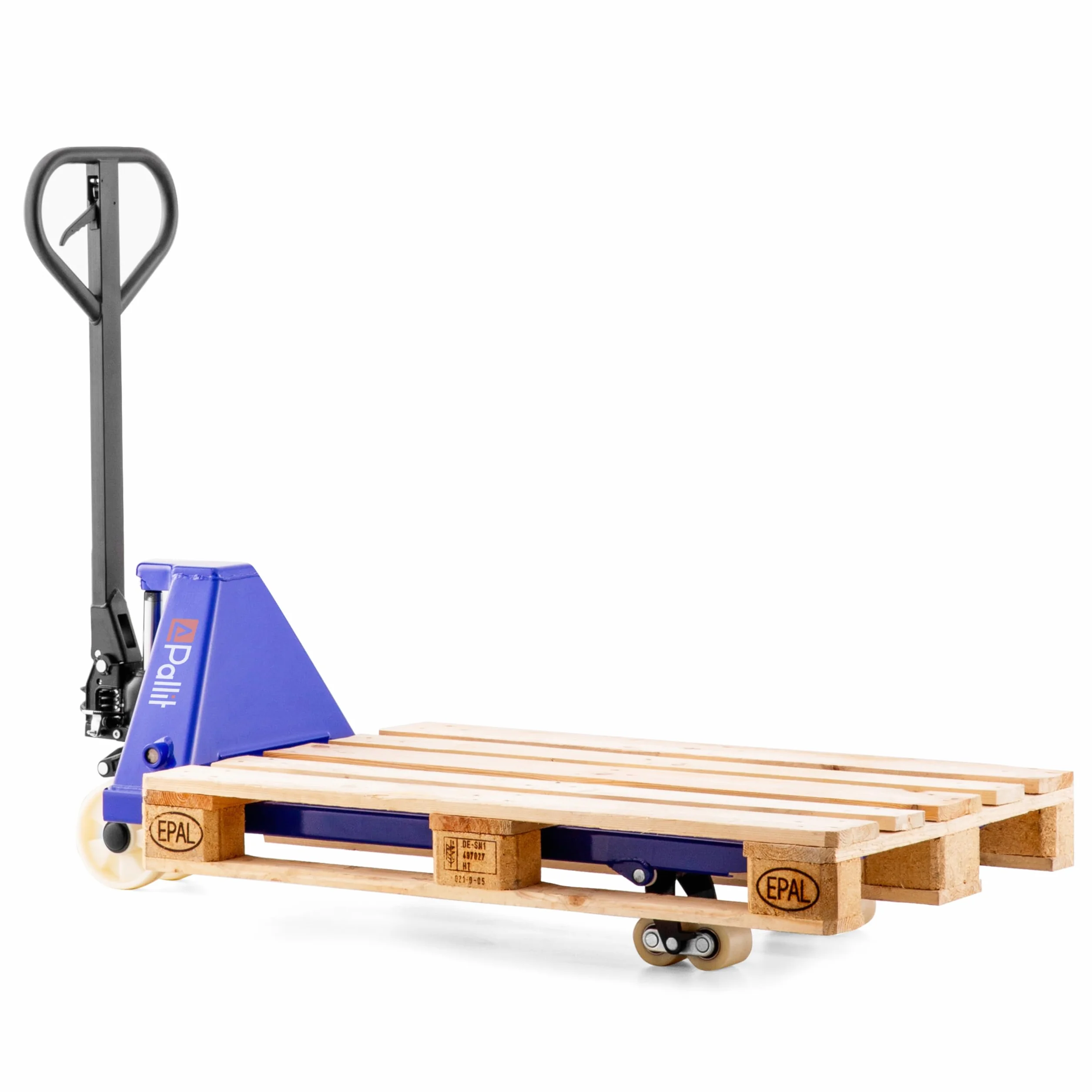 Pallit Transpaleta FIVE-N | 2,5 t/2500 kg Capacidad de carga | 1150 mm Longitud de la horquilla | Ruedas de nylon | Europalets