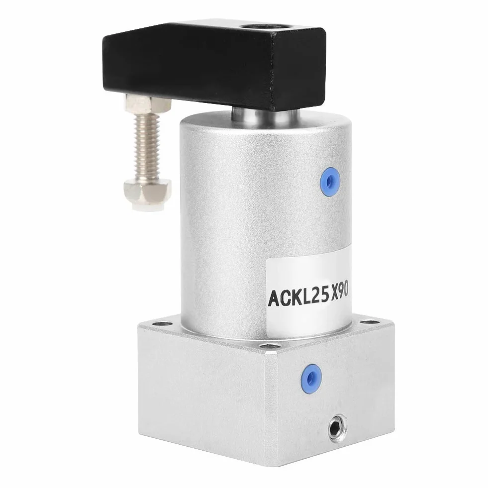 Fafeicy Cilindro Neumático Rotativo de Doble Efecto 90° ACK25-90L 25mm Aleación de Aluminio