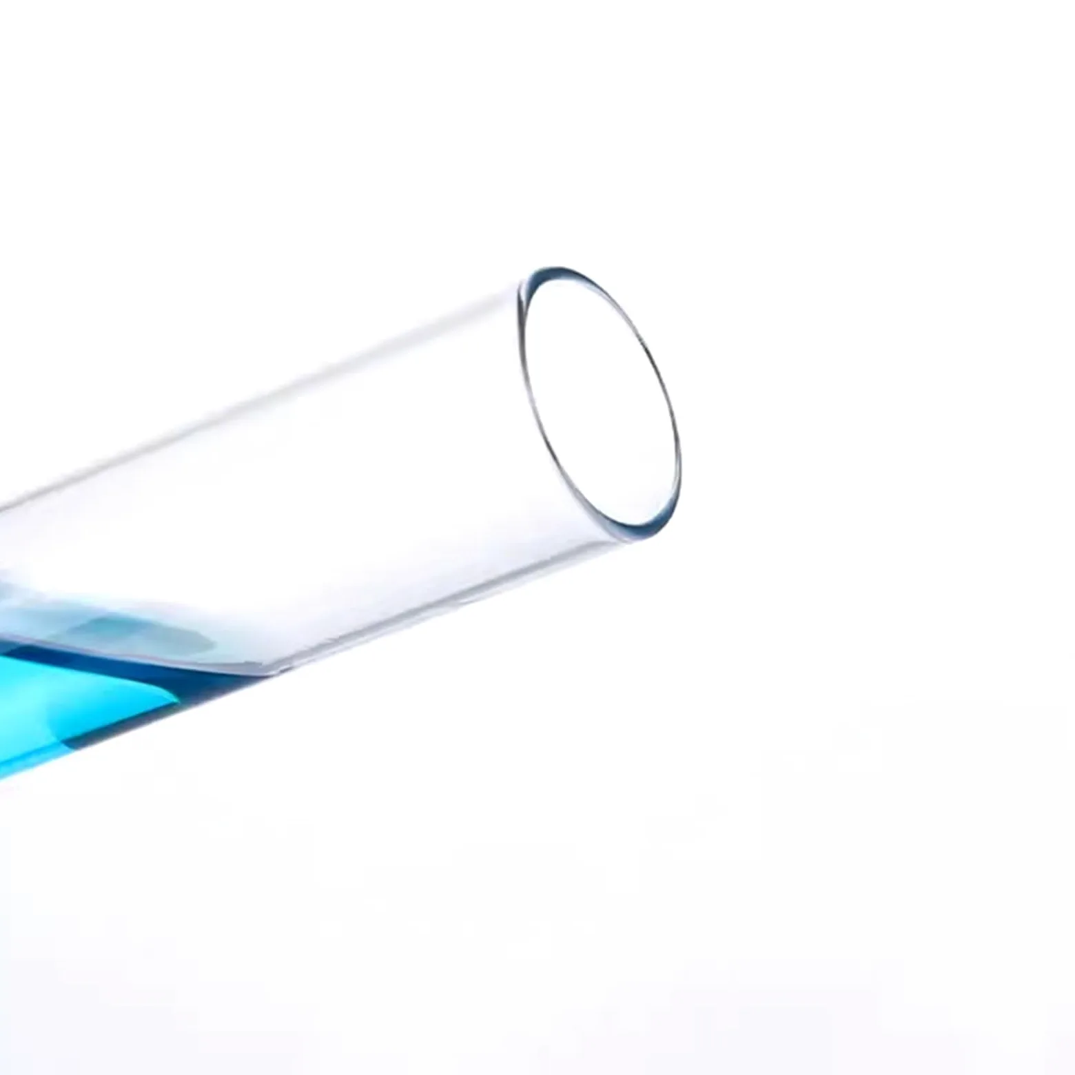 Tubo de ensayo de vidrio de borosilicato de alta calidad, boca plana, fondo redondo, equipo experimental químico resistente a altas temperaturas.(18X180mm 10pcs)