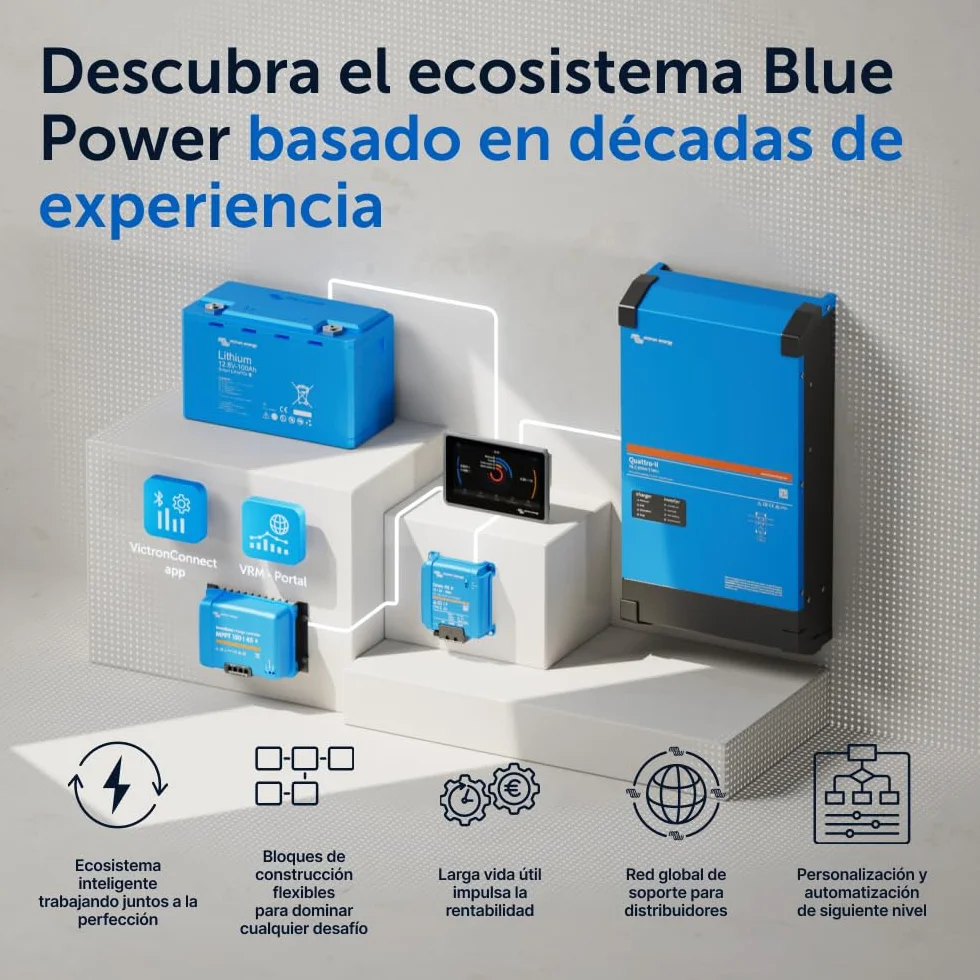 Victron Energy SmartSolar MPPT 150V 45A 12/24/36/48V Controlador de Carga Solar Bluetooth