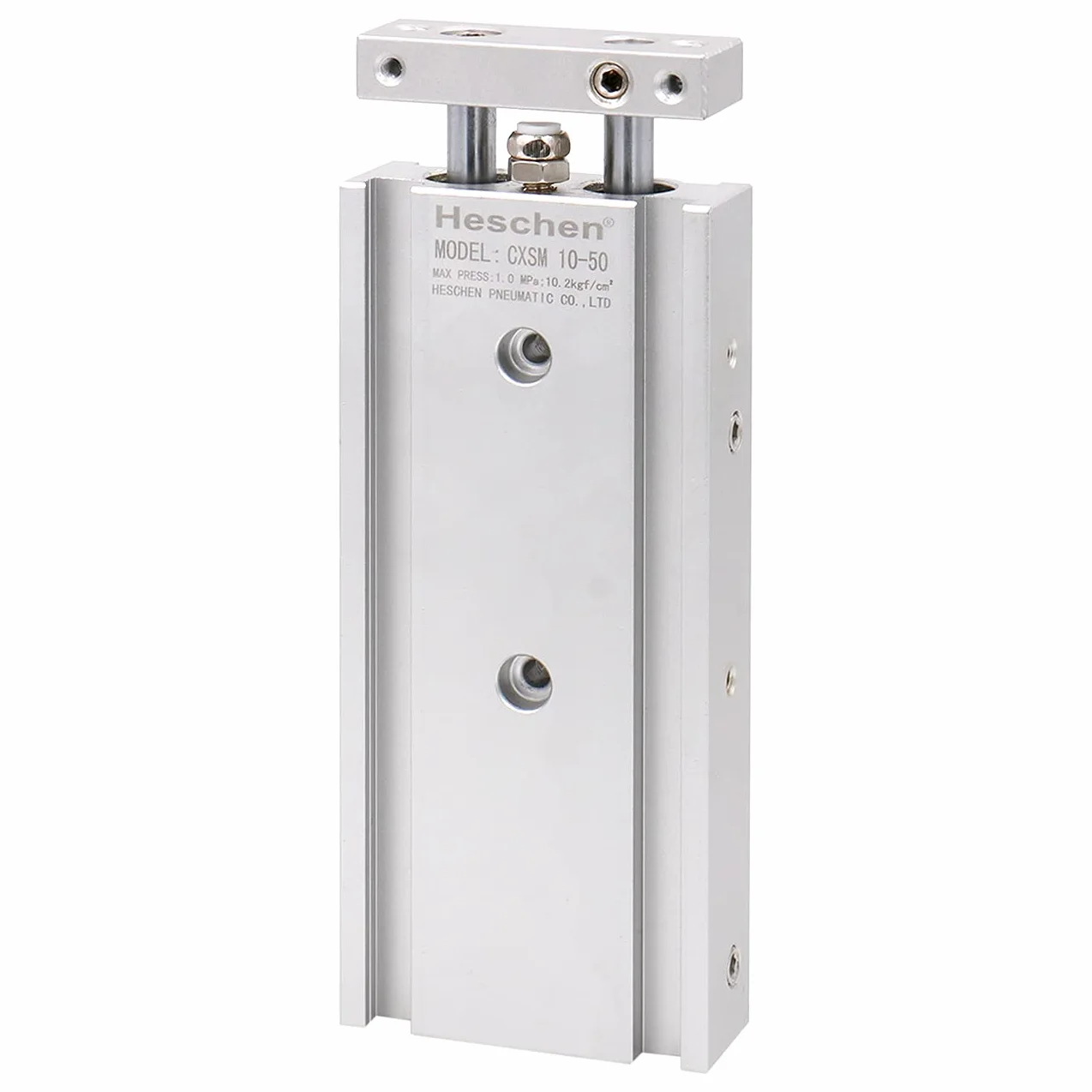 Heschen Cilindro Neumático Doble CXSM 10-50, Aluminio, Doble Acción, 10mm 50mm