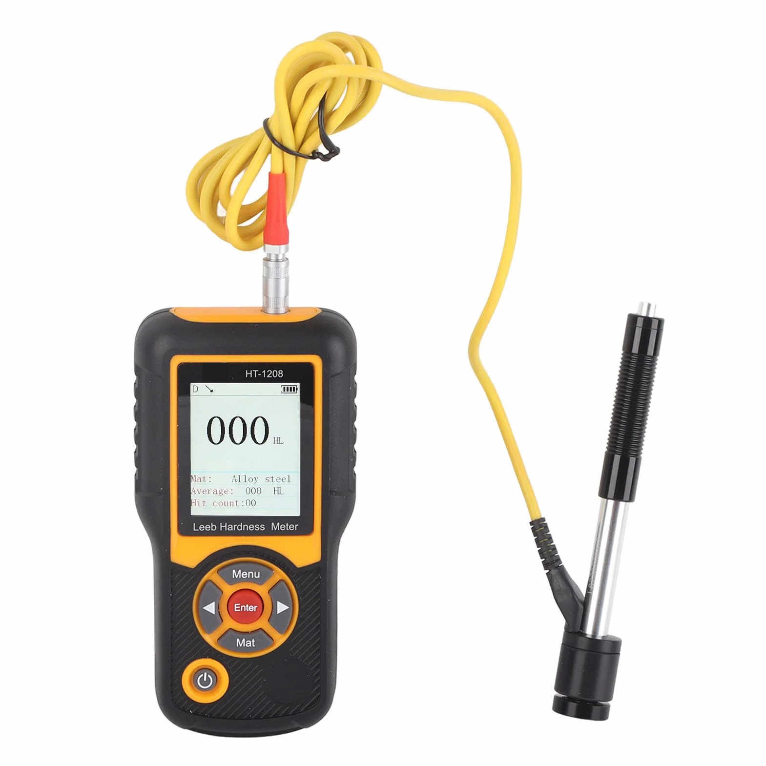 Durómetro Digital HT-1208 Alta Precisión Probador de Dureza Pantalla TFT