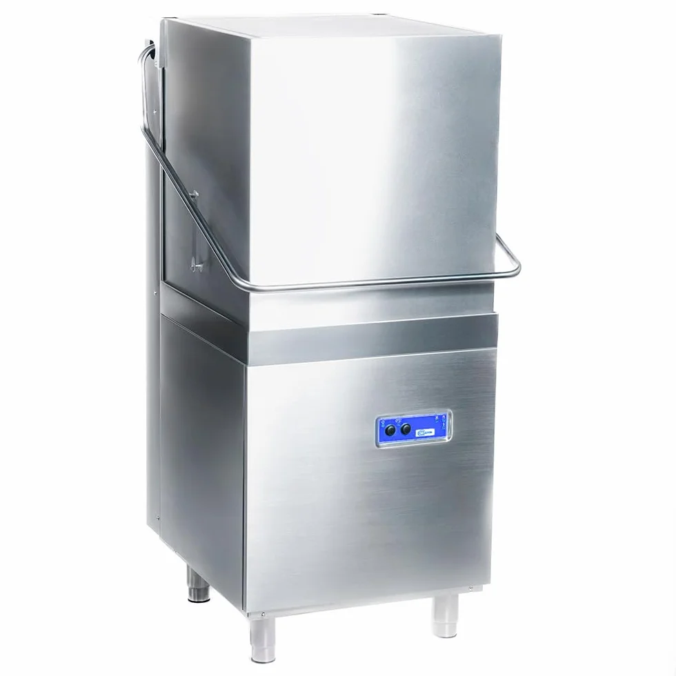 Cleiton® lavavajillas industrial hosteleria | 50x50 | 2 Programas de lavado | 10800W | Lavado en 2 minutos | 728x816x1505 mm | Bombas Abrillantador Detergente y Desagüe