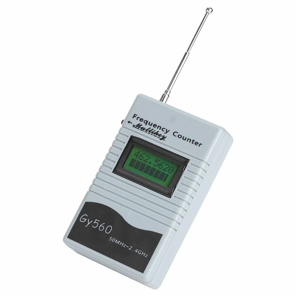 EBTOOLS GY560 Medidor de frecuencia de radio 50Mhz a 2.4Ghz Contador portátil