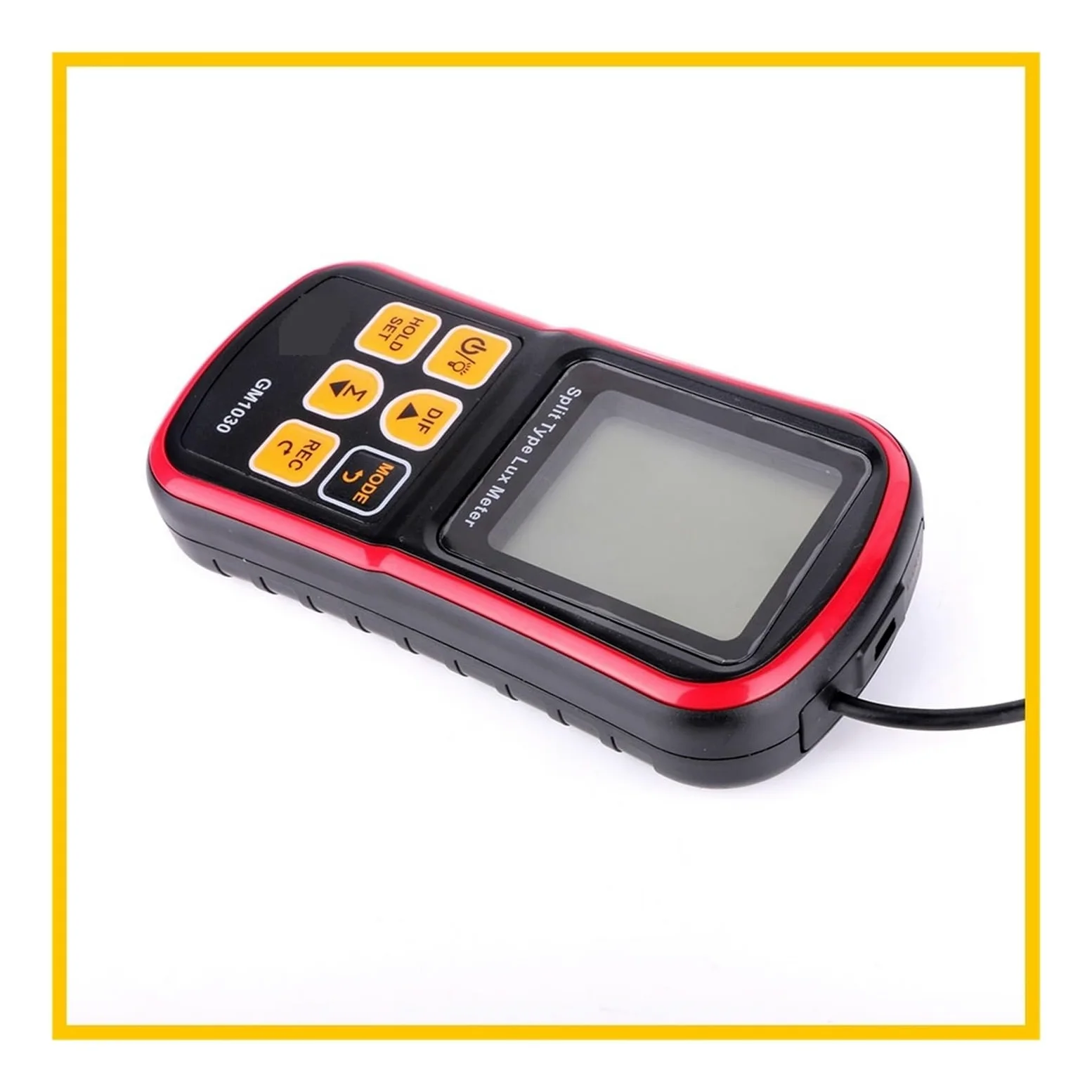 detector ultravioleta Luxómetro digital Fotómetro de 200.000 lux Mini luxómetro de mano Iluminómetro GM1030 para medir la luz solar