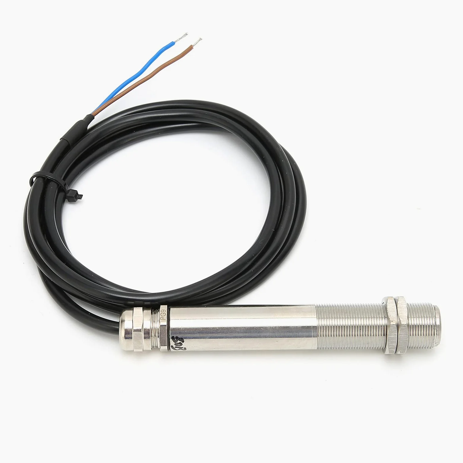Cocoarm Sonda de Sensor de Temperatura, Sonda de Temperatura Infrarroja Fija, Salida de 24 V CC de 4 a 20 MA, Carcasa de Acero Inoxidable, Cable de 1,5 M, Respuesta Rápida de 100 Ms para Equipos