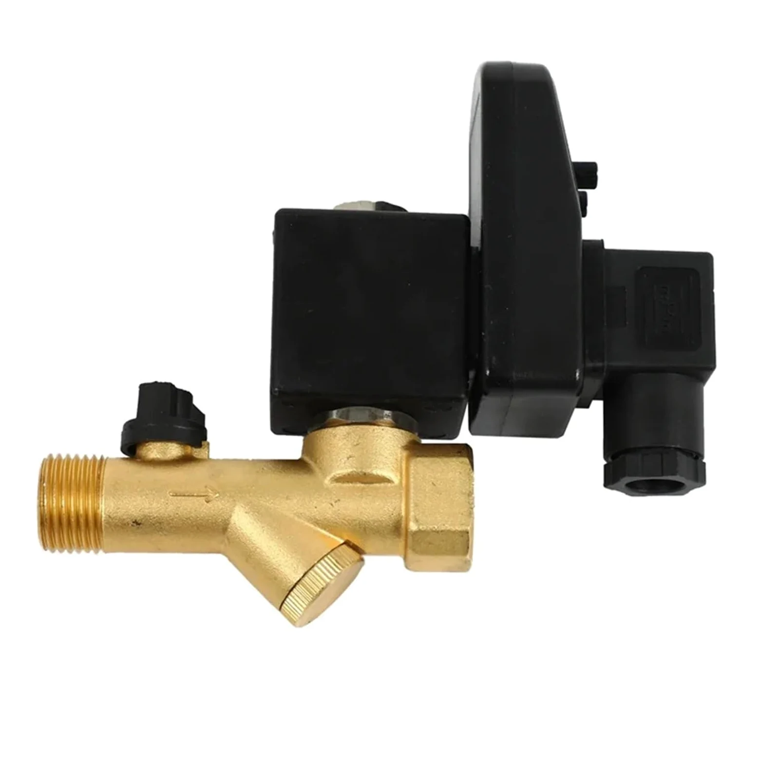 Válvula de drenaje automática for compresor de aire de 2 vías, temporizada electrónicamente, de 1/2 pulgada, CA 220 V, for tanque de gas