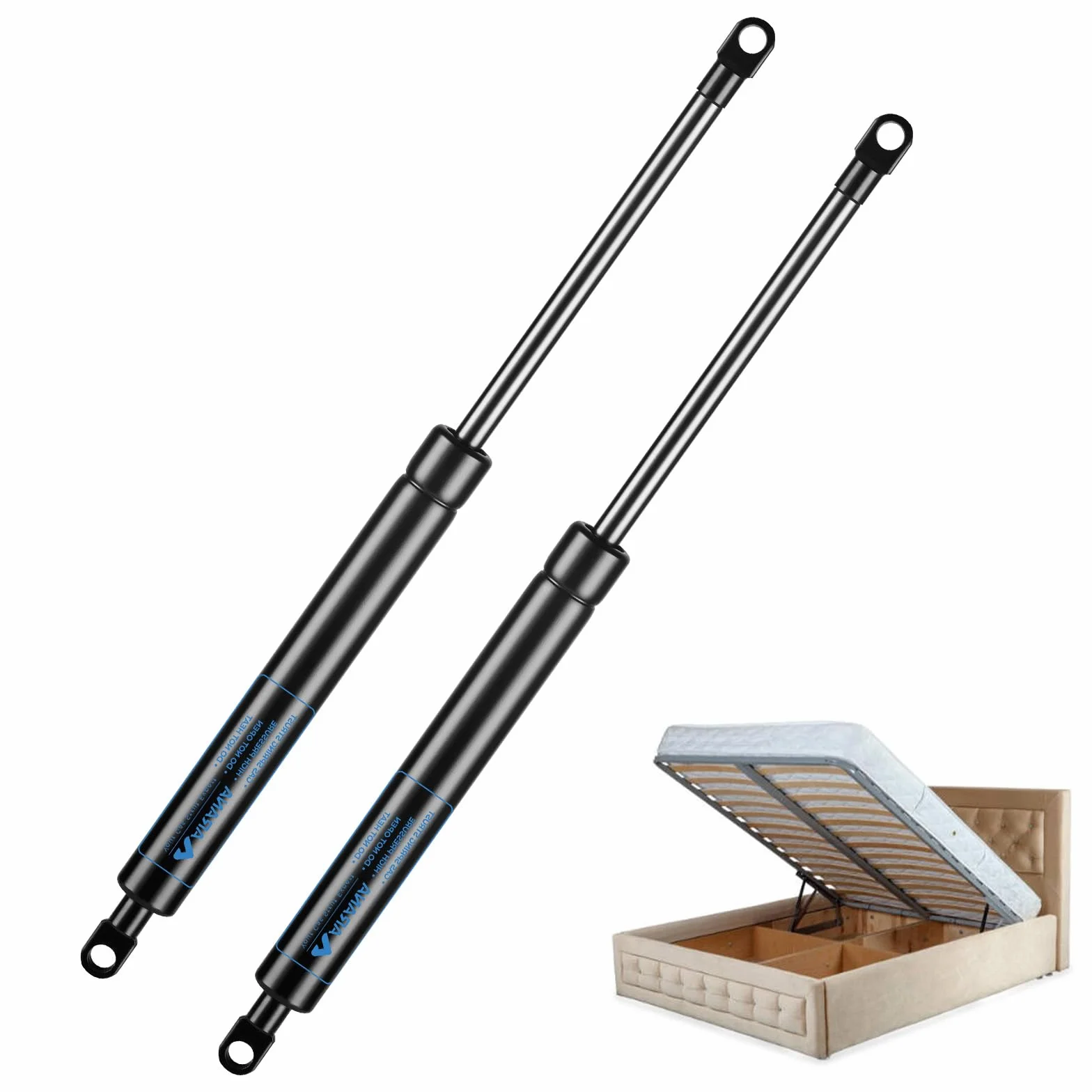 ARANA 2x Muelle de Amortiguadores de gas resorte universales 600 mm 1250 N presión