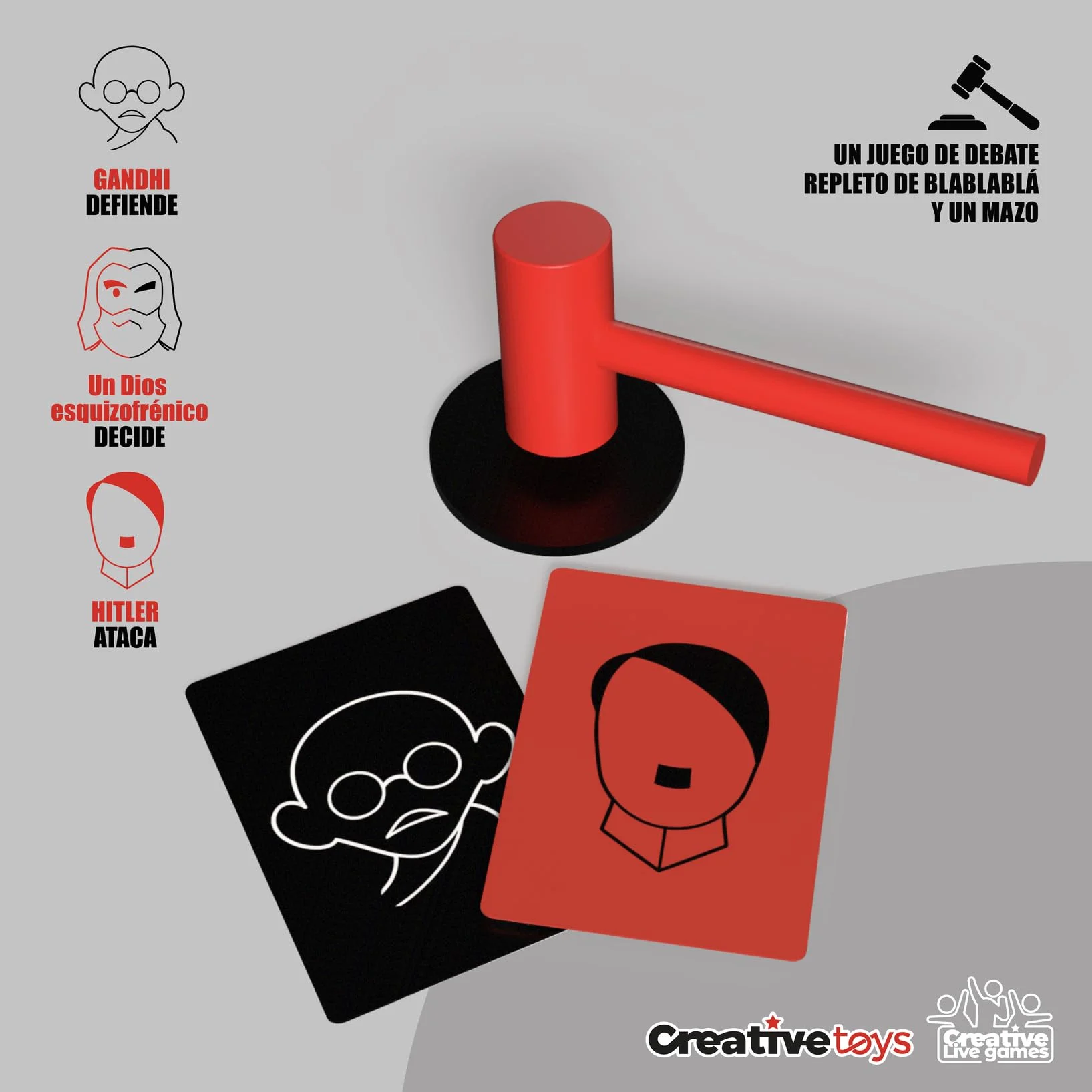 Juegos de Mesa Debate con Humor Inteligente y Cartas para Defender Ideas Controvertidas Set Estratégica Retórica