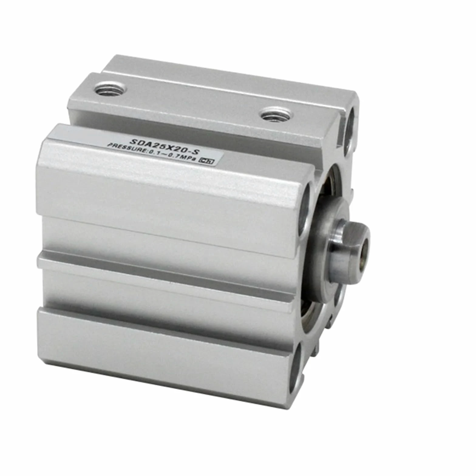 Cilindro neumático compacto de doble efecto serie SDA32, diámetro de 32 mm a 5 10 15 20 25 30 35 40 45 50 55~100 mm de carrera. | SDA32x45,Nill