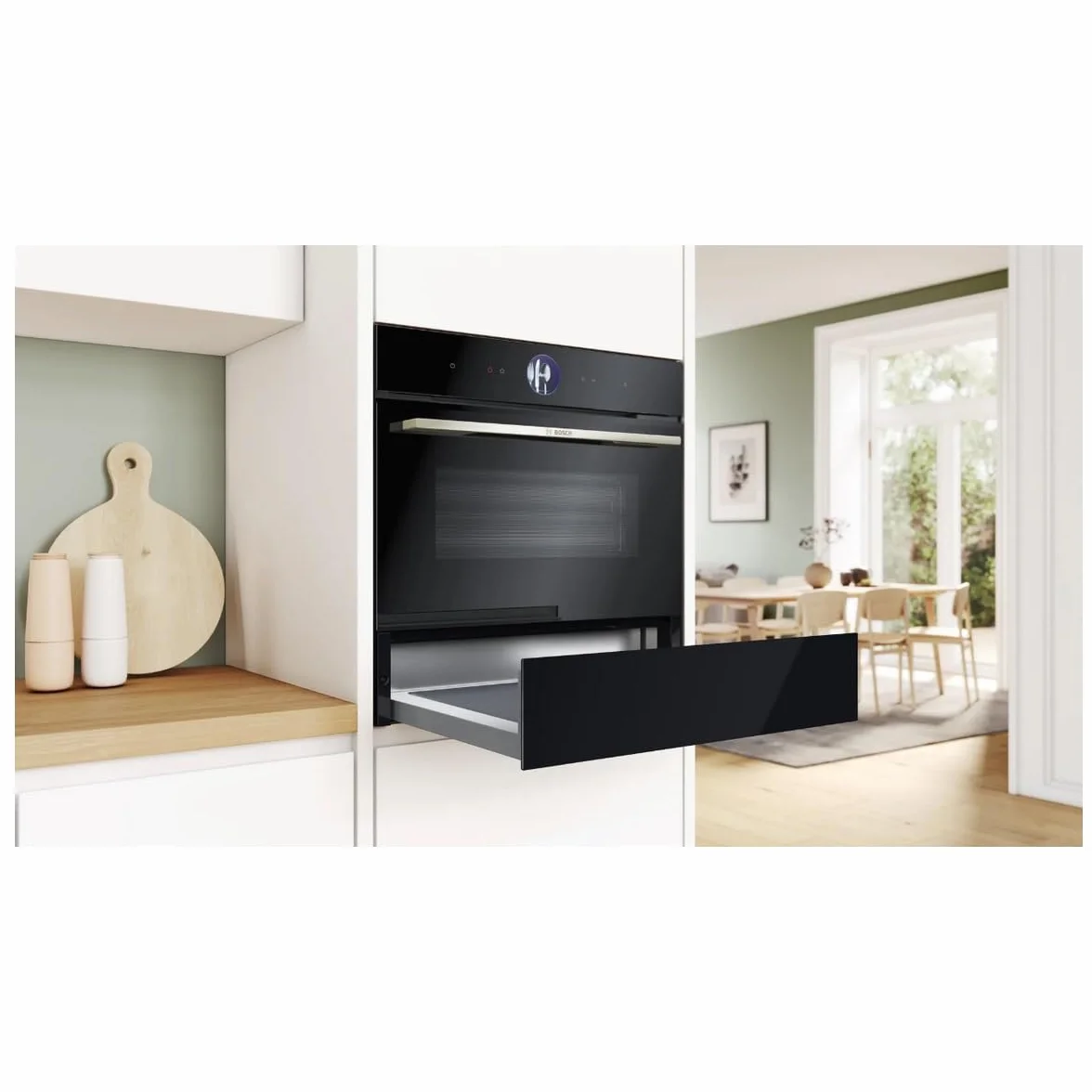 Bosch BIE7101B1 Serie 8 Cajón para accesorios 60x14 cm 21 L 64 tazas espresso