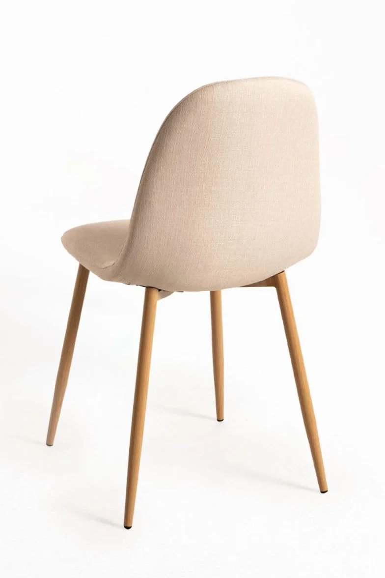 Regalos Miguel - Packs Sillas Comedor - Pack 4 Sillas Teok Tela - Beige