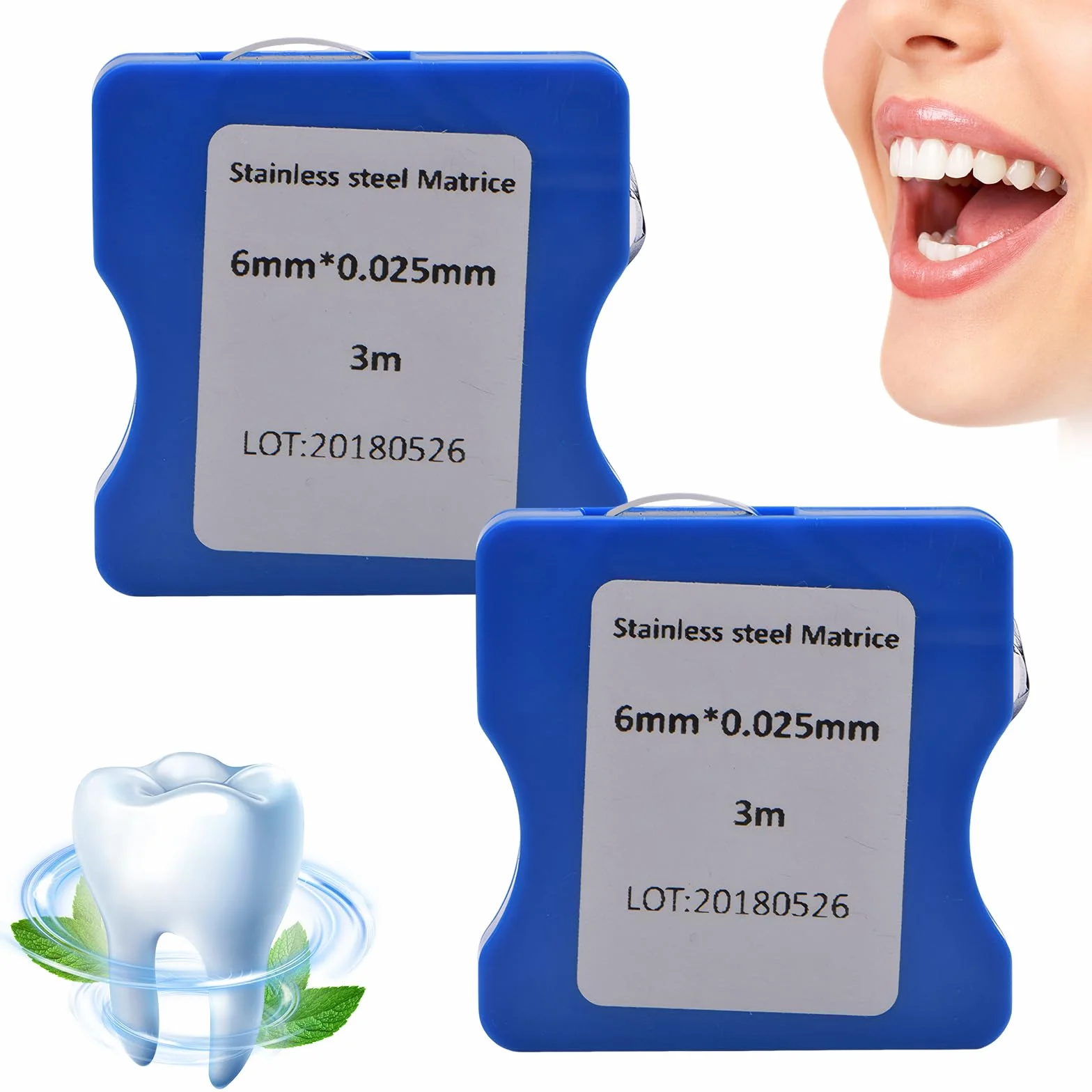 Papel De Lija Dental 2 Pcs Tiras De Lijado Abrasivos Dientes