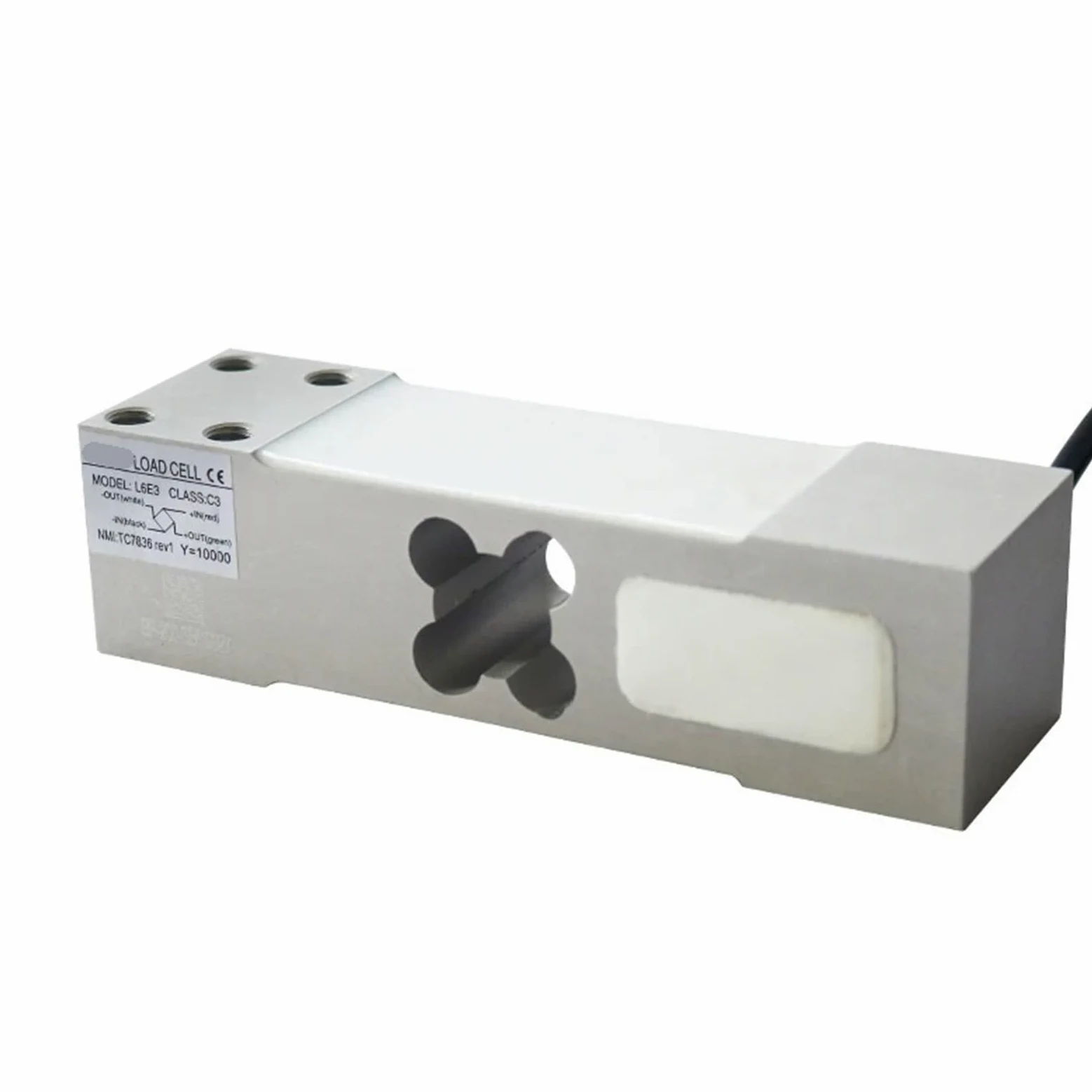 Sensor de pesaje L6E3-C3, celda de carga de punto único, transductor IP65 for básculas electrónicas, control de peso mecánico(100kg)