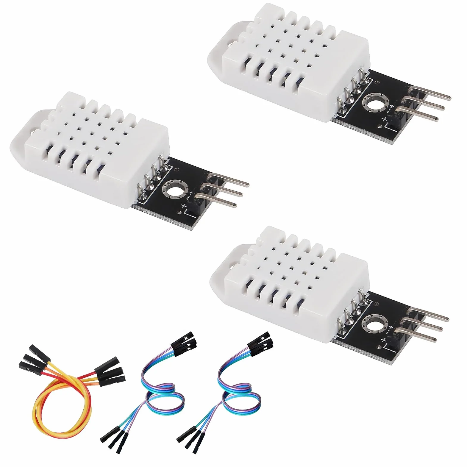 Módulo DHT22 AM2302 Sensor Humedad Temperatura Alta Precisión 3.3-5.5V para Proyectos Electrónicos