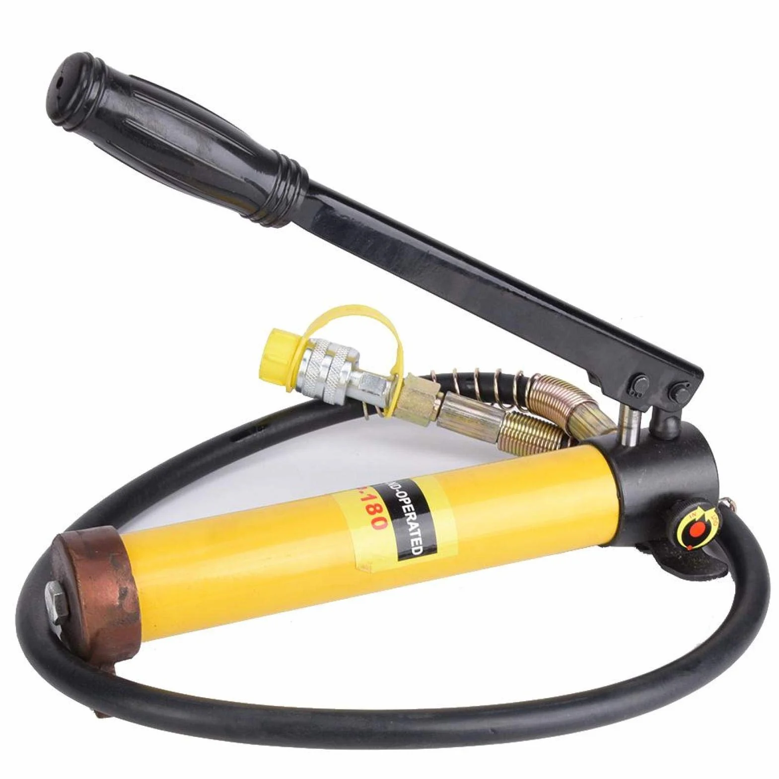 Gato hidráulico, gato corto de 10T + juego de bomba hidráulica manual, herramienta de mango de elevación de acero para reparación de automóviles