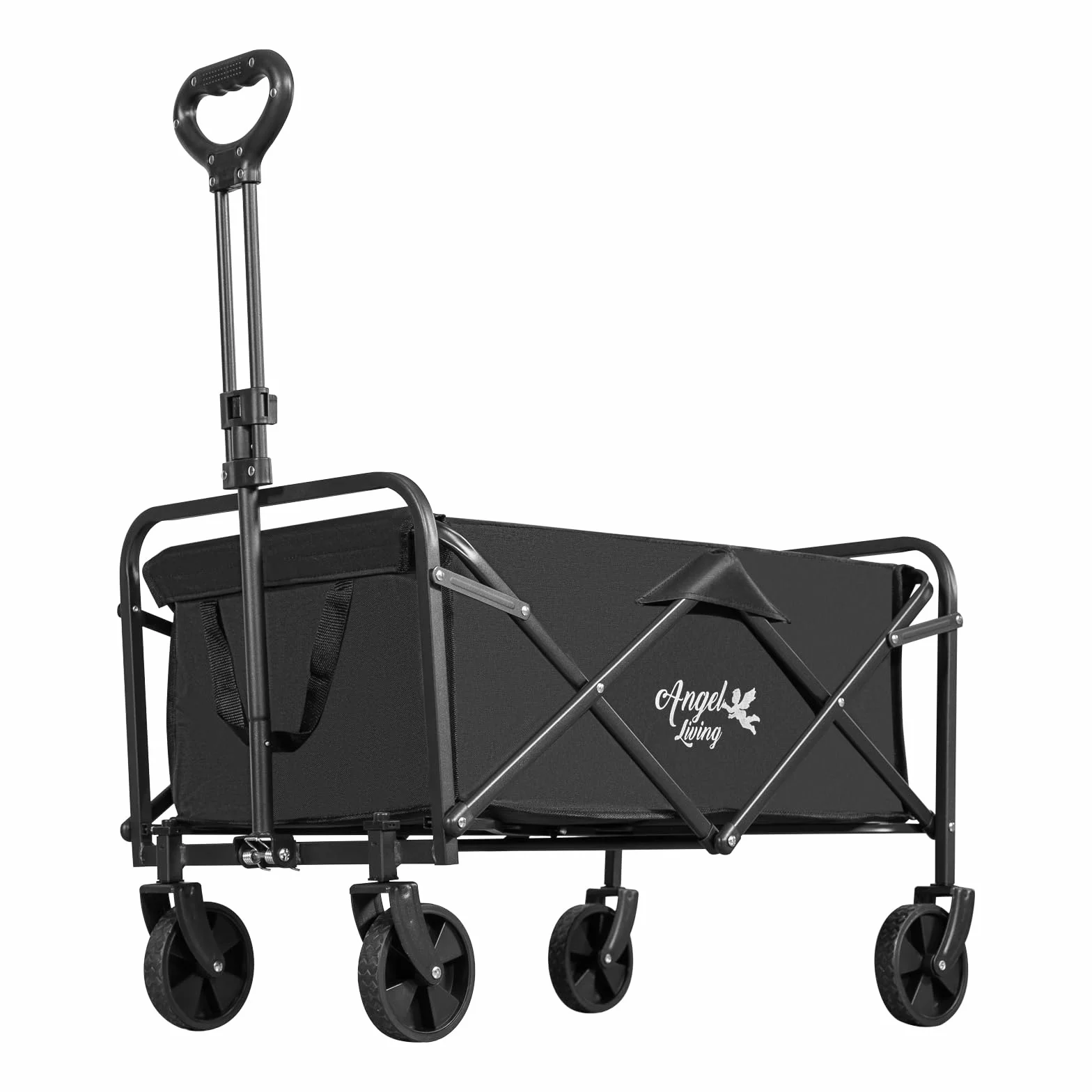 Carro Plegable Angel Living 200L 100KG 5'' Ruedas Mango Ajustable
