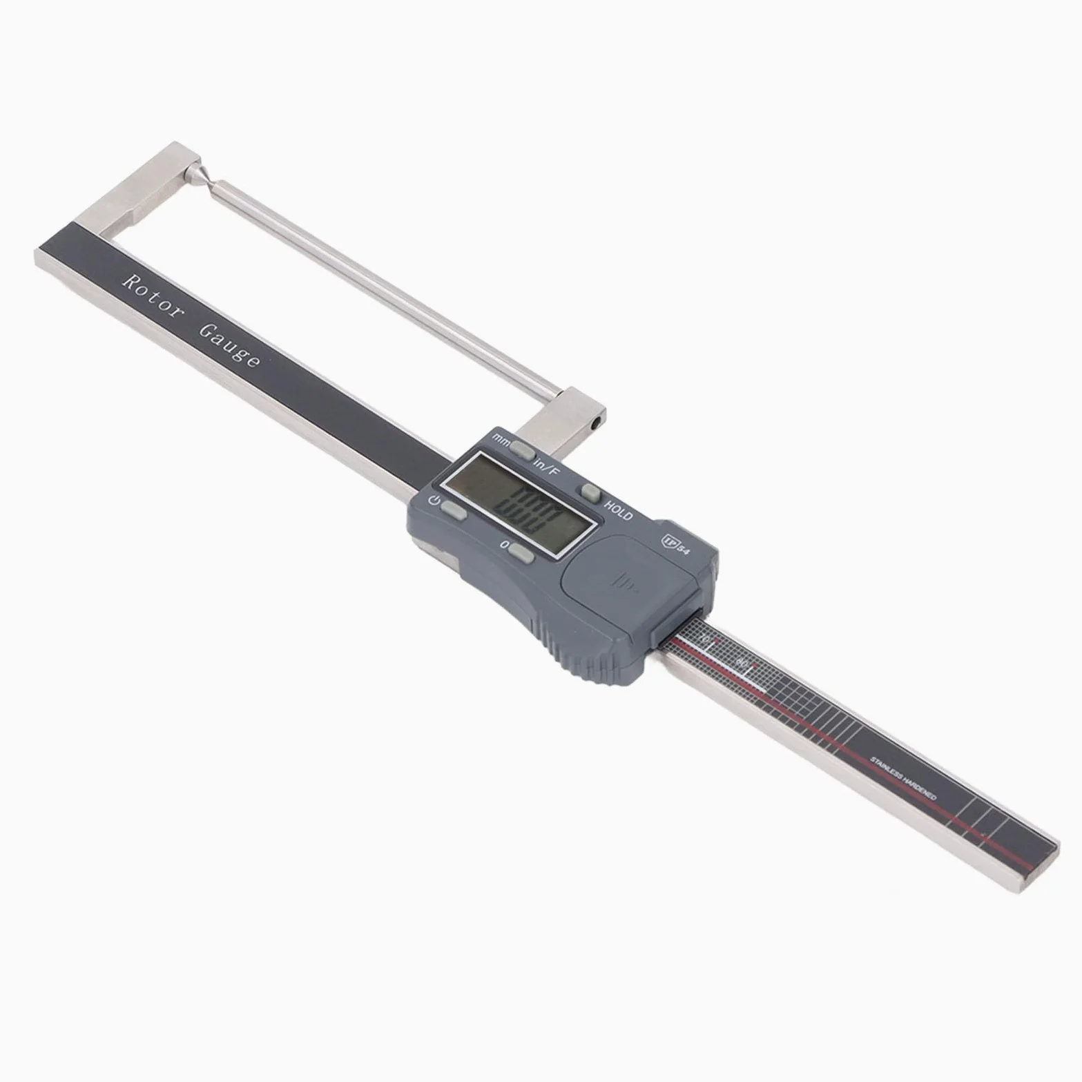 Cryfokt Calibre del Rotor de Freno Digital, Medición de Espesor de Pared del Calibrador de Freno Digital para Objetos Cilíndricos Profundos