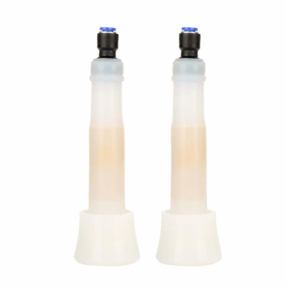 Máquina de ordeño eléctrica, máquina de ordeño portátil con bomba de vacío de acero inoxidable de 2L para Dairy Homestead(Cow)