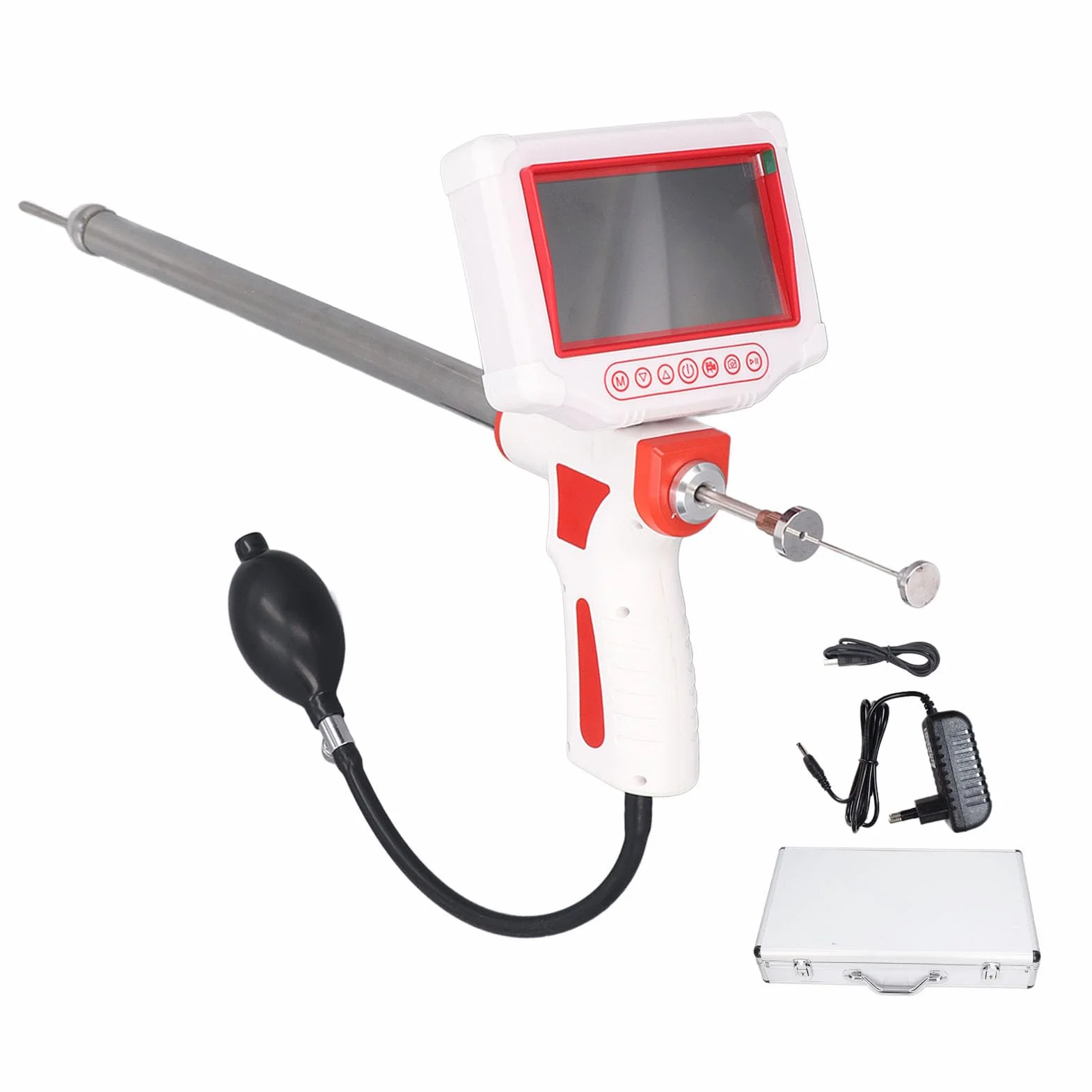 Pistola de Inseminación Artificial, Kit de Inseminación Animal, Carcasa de ABS, Herramienta de Inseminación Artificial para Animales, Enchufe de la UE 100-240 V