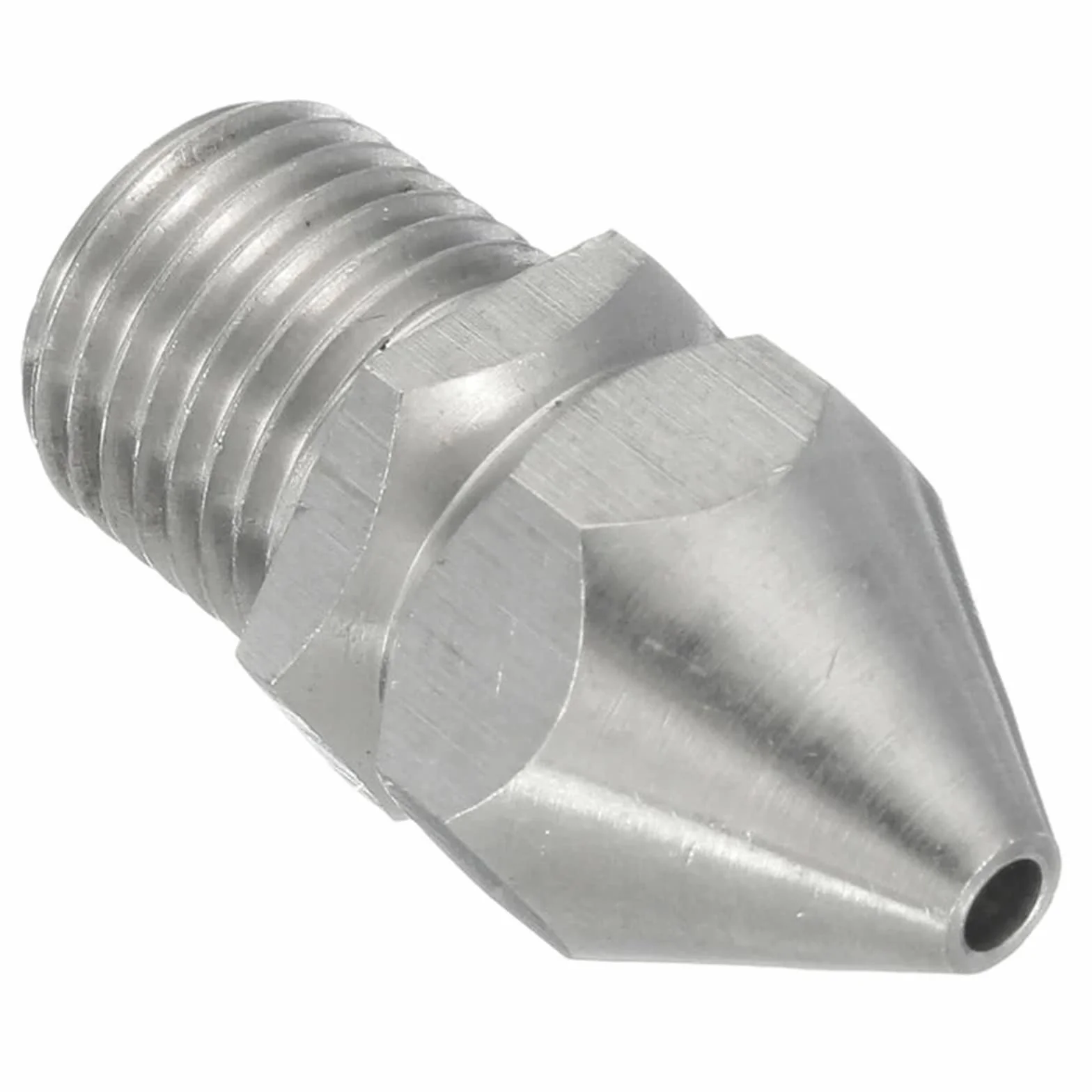 Boquilla de Limpieza de Alcantarillado Tubería de Limpieza de Alcantarillado a Presión Limpieza de La Boquilla de Drenaje de Acero Inoxidable Limpieza de Alcantarillado por Presión 1/4 Cable Exterior