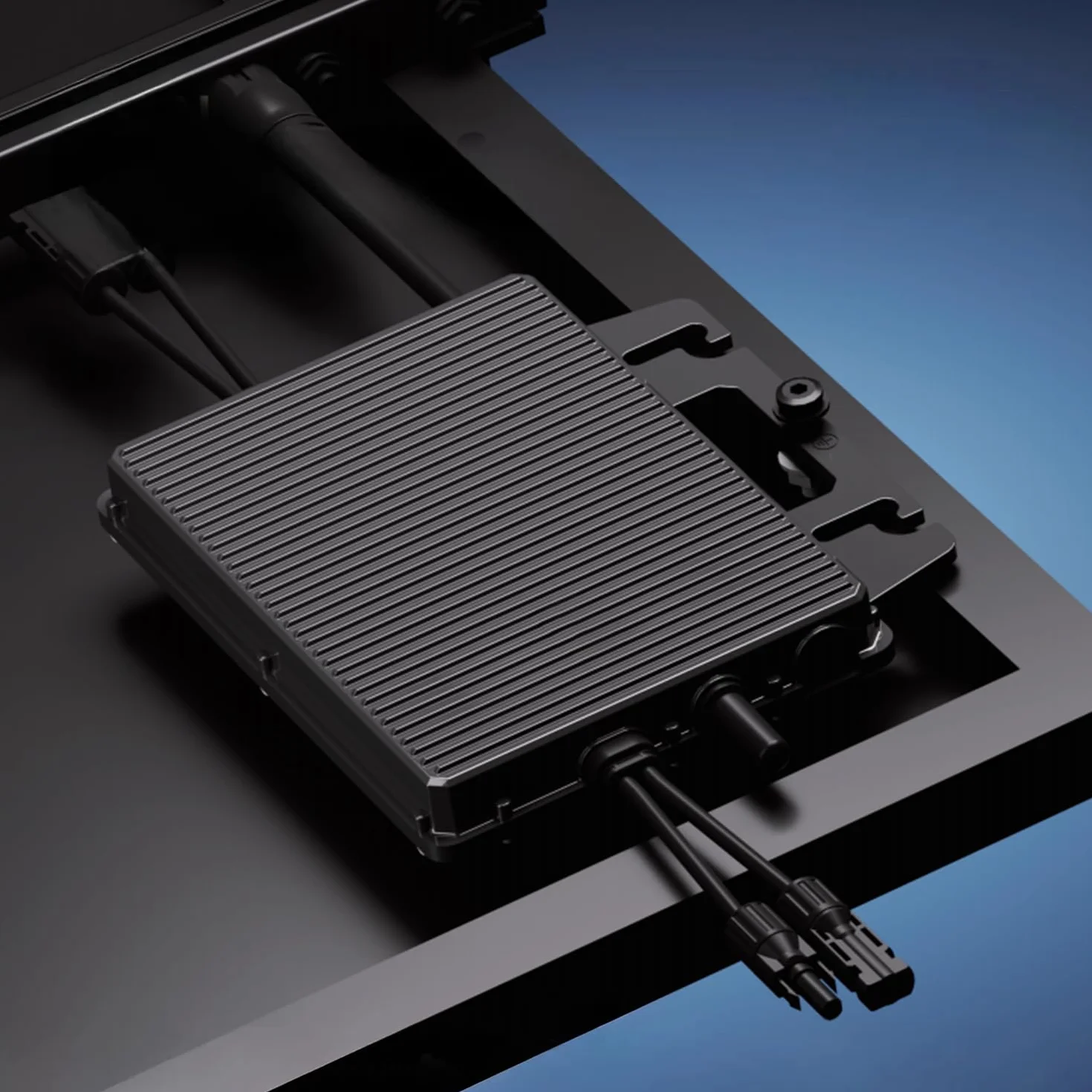 Inversor de corriente de 800 W, 2 módulos, inversor de 800 W/600 W ajustable, inversor de balcón con aplicación WiFi, inversor de 800 W para 2 módulos solares, máxima eficiencia de hasta 96,7%, IP67.