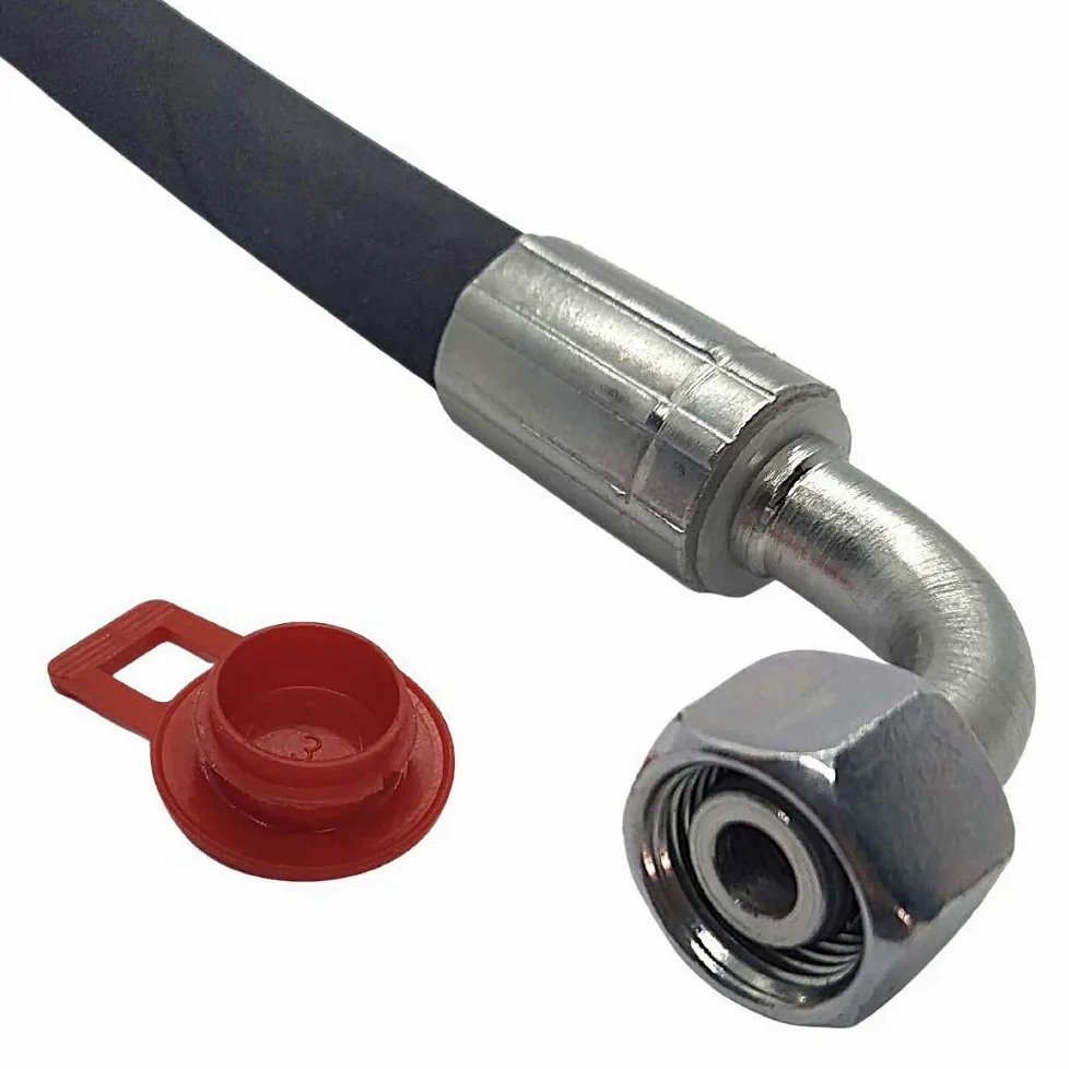 Manguera hidráulica 16S 9200 mm 2SN DN13 | Rosca M24 x 1,5 | DKOS45 - DKOS90 | Presión nominal 275bar