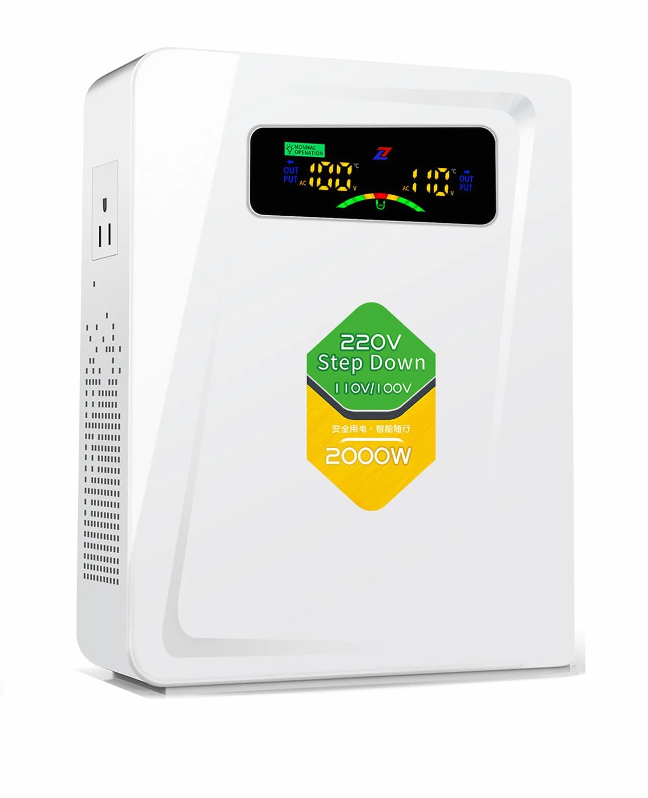 ZHENGXI ELECTRIC 2000W Transformador 220v a 110v,Step Down Convertidor de Voltaje 220 a 110v