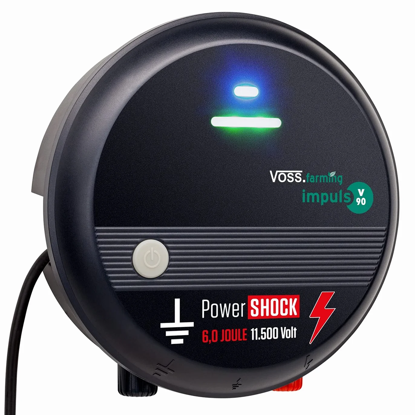 VOSS.farming Pastor eléctrico V90, Electrificador de cercados 230V, versátil y Potente, Apto para cercados Largos