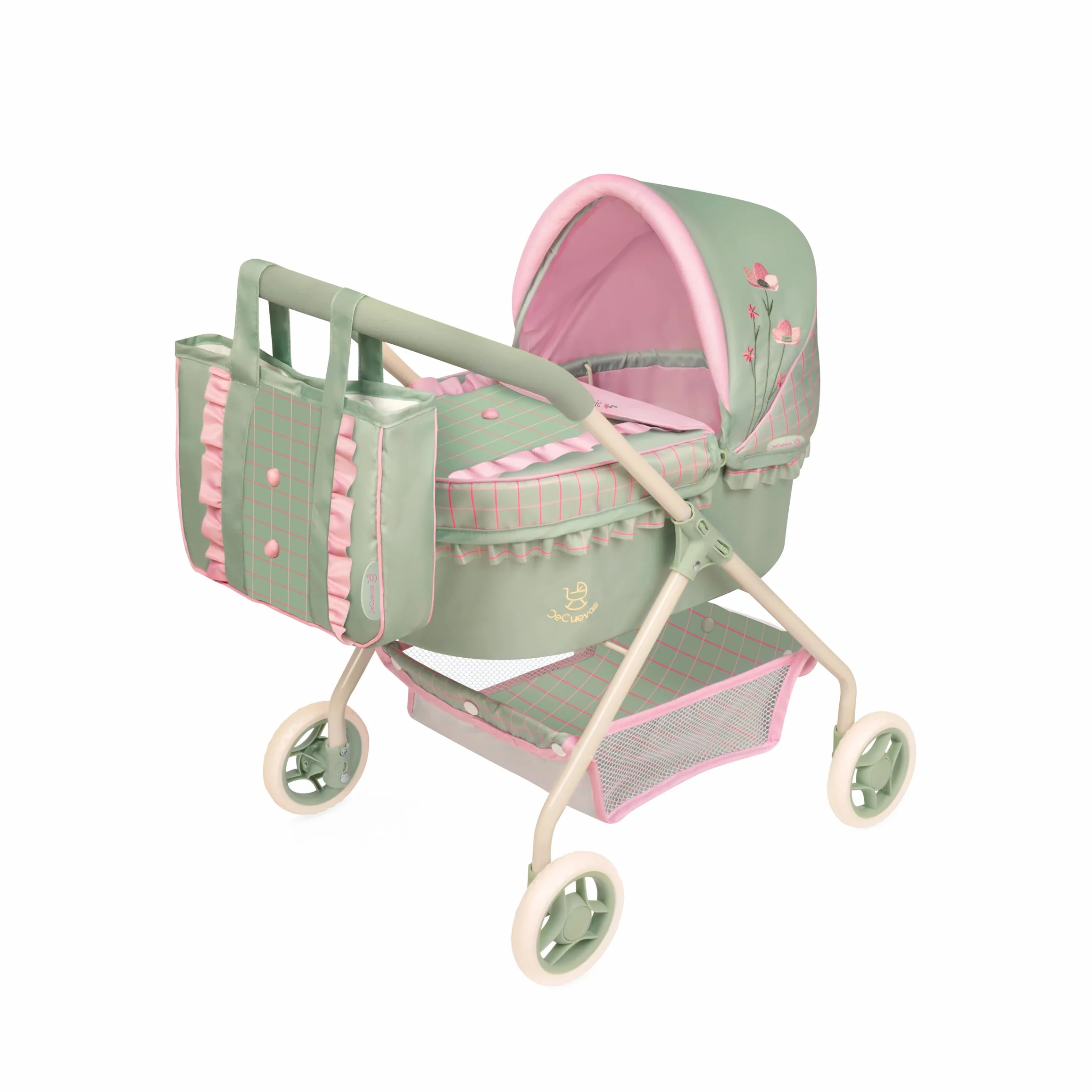 Carro de Muñecas Mi Primer Cochecito con Bolso Botanic DeCuevas