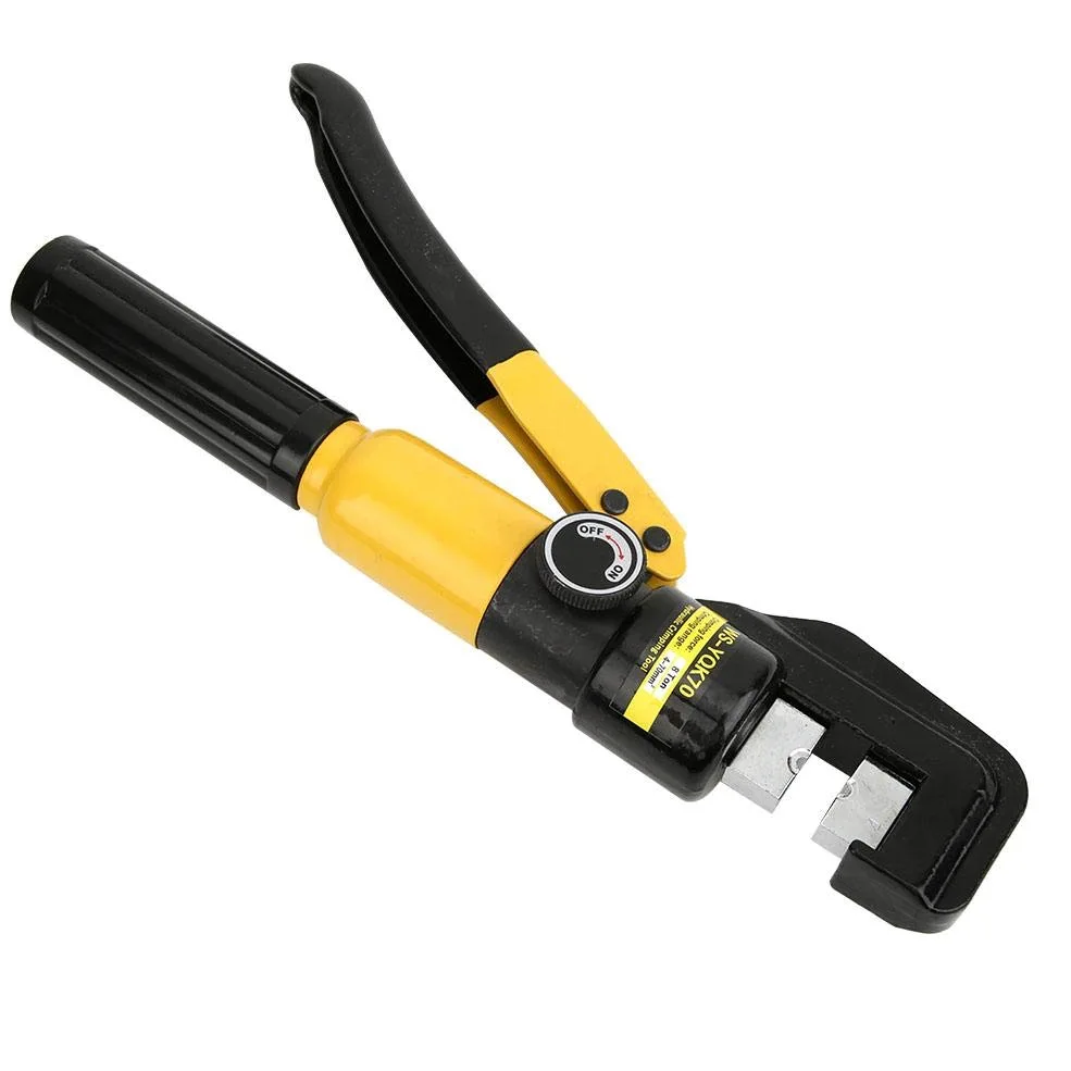 Engarzadora hidráulica, Herramienta de engarzado hidráulico de 8 toneladas, Herramienta de engarzado de terminal de cable de alambre hidráulico Herramienta de engarzado 16 dados 4-70mm²