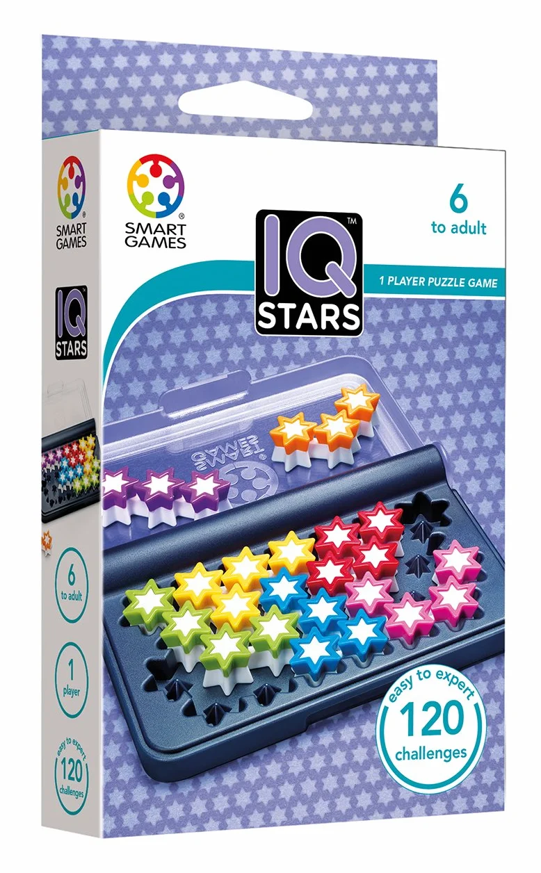 SmartGames IQ Stars Rompecabezas 120 Desafíos Juegos Educativos 6 Años+