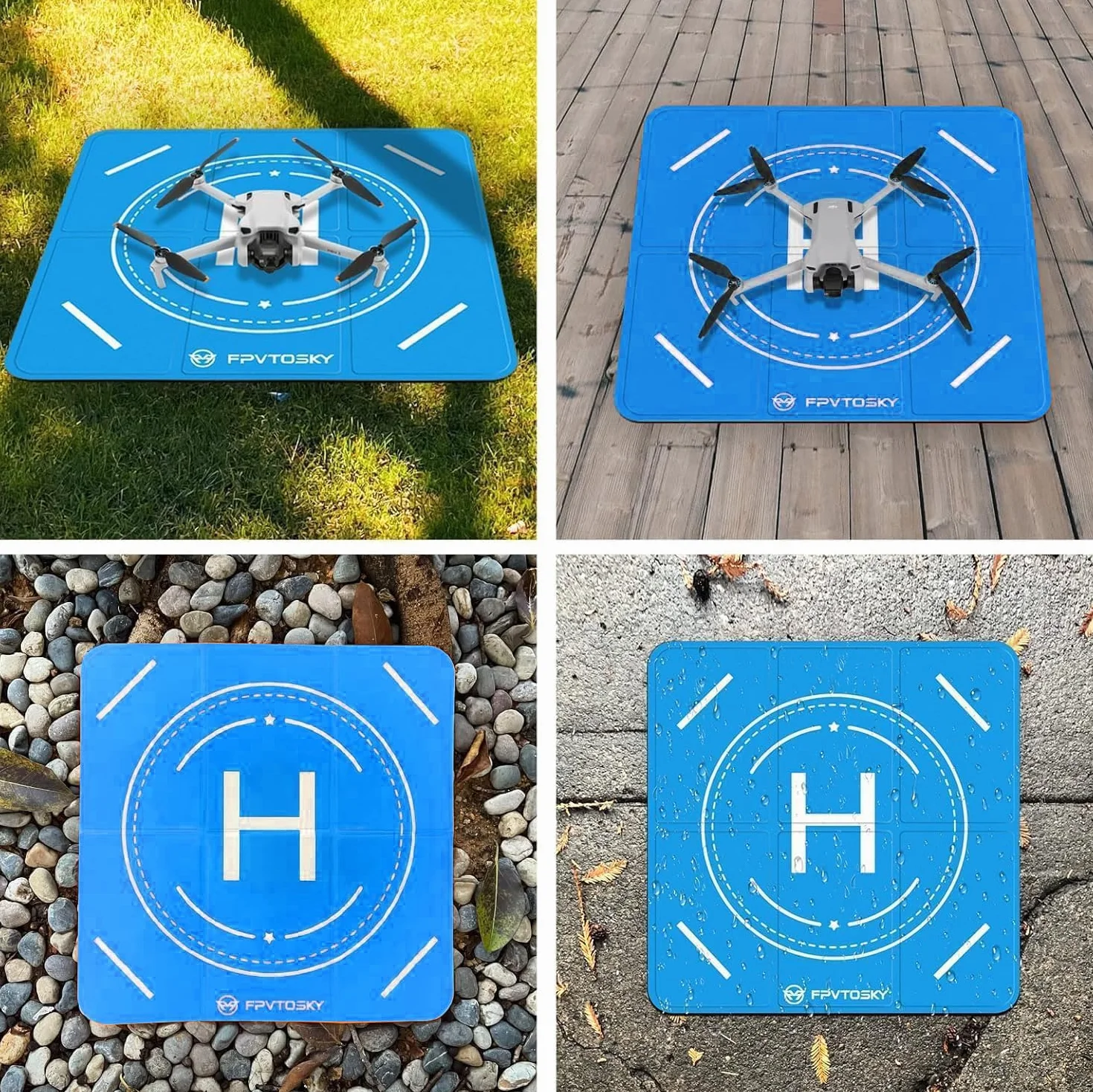 FPVtosky Drone Mini 4 Pro Accesorios 5-IN-1 Kit, Dual Layer Maleta para DJI Mini 4 Pro