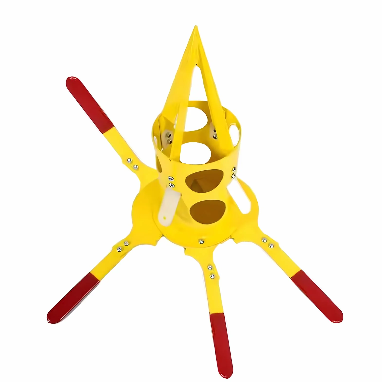 Dosificador Big Bag Cónico de Boca Plana, Descargador de Acero al Carbono, Control Manual Válvula Universal para Piensos y Fertilizantes