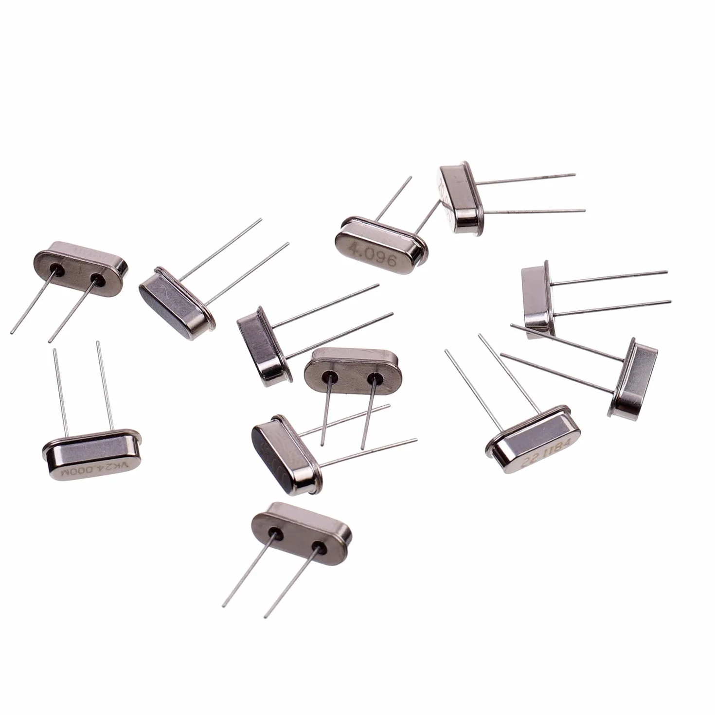 BOJACK 12 Valores 60 piezas Oscilador de cristal de cuarzo 4-48 MHz Kit de surtido de resonadores