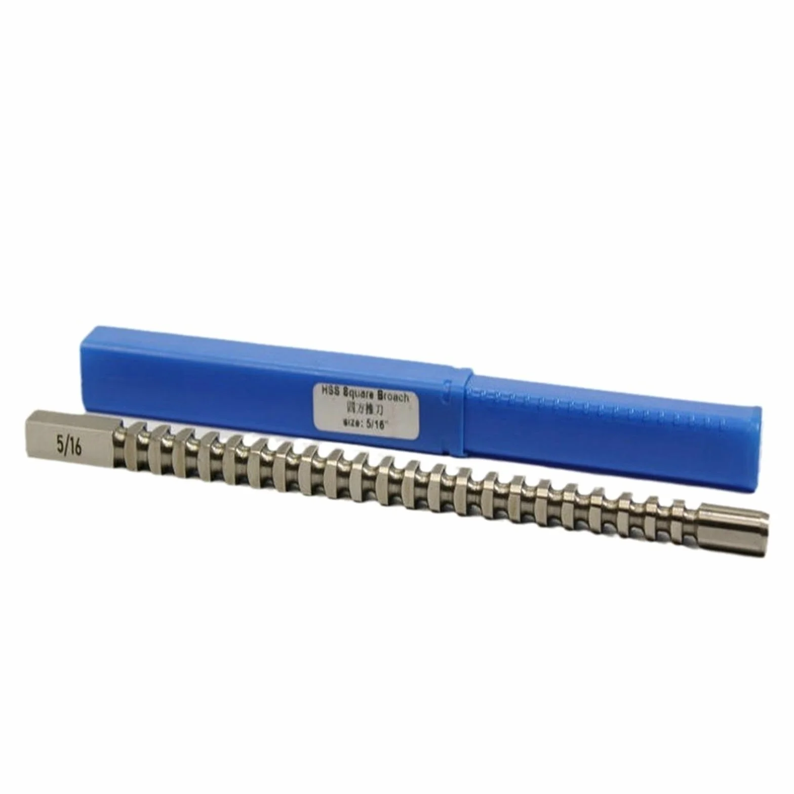 Brocha cuadrada de empuje, herramienta de brochado compuesto de diámetro pequeño for fresado CNC de metalurgia. para metalurgia, torno(1/4)