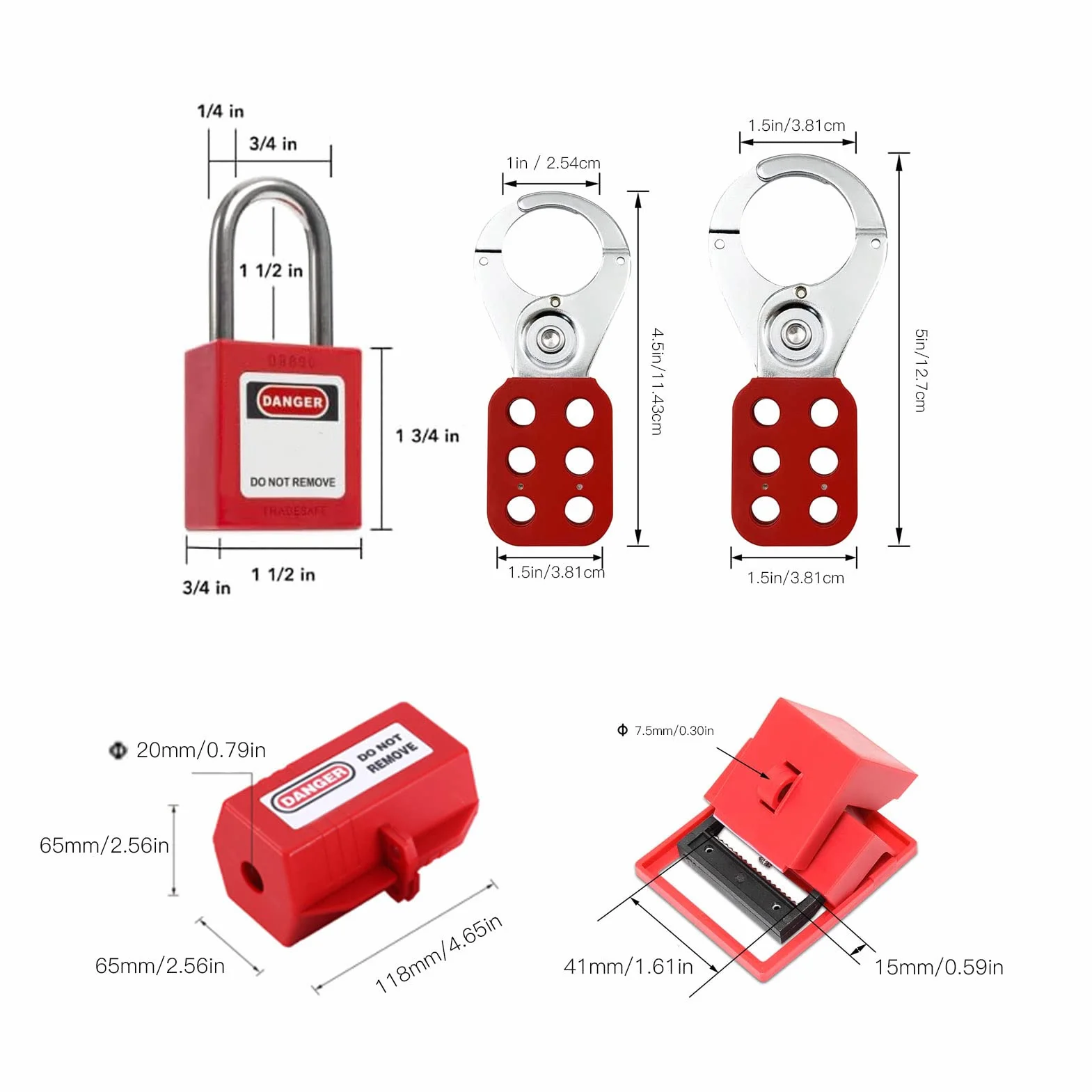 Lockout Tagout Station Kit High Temperature Lockout Tagout Kit Electrical kit de bloqueo eléctrico Stable Per candado electrico formance Lockout Tagout , with Tool Box Kits Kits