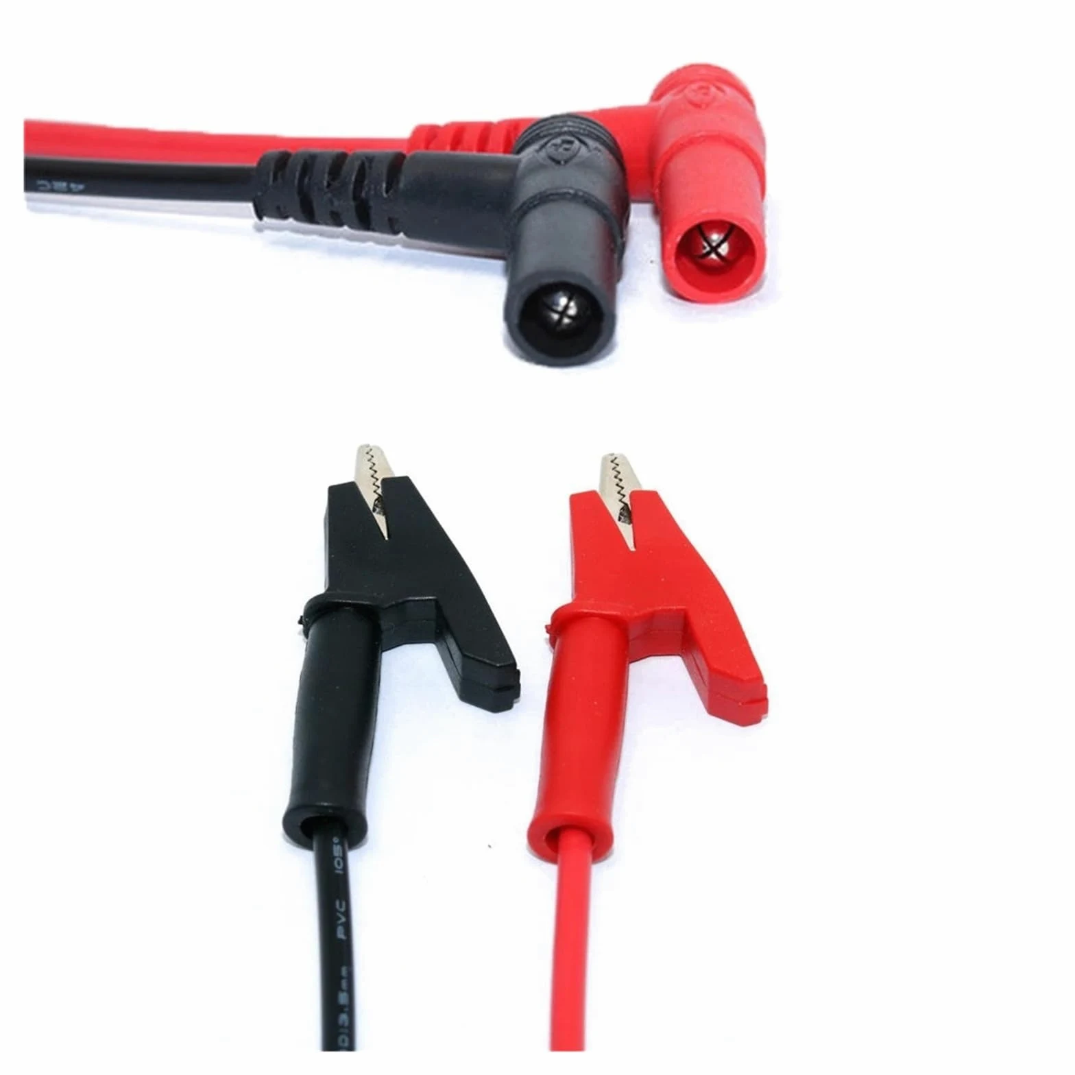 90 cm 20 A Banana to Crocodile Clip Test Lead Dual Probe for Multímetro