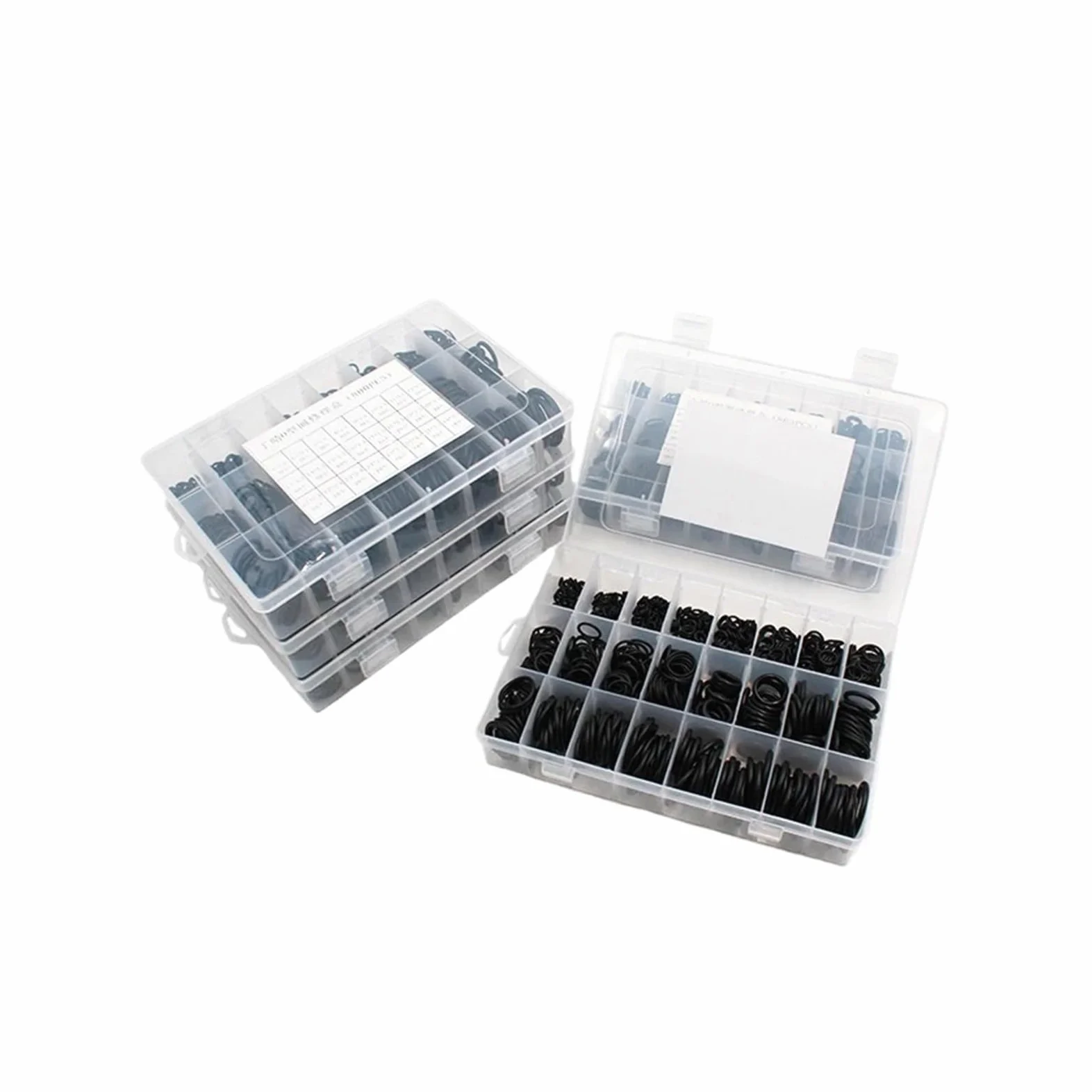Grosor 1,5 mm 2,4 mm 3,1 mm Caucho de nitrilo Caucho de nitrilo 1200 piezas Kit de anillo de sello NBR Junta tórica de NBR Junta tórica de sellado Impermeable