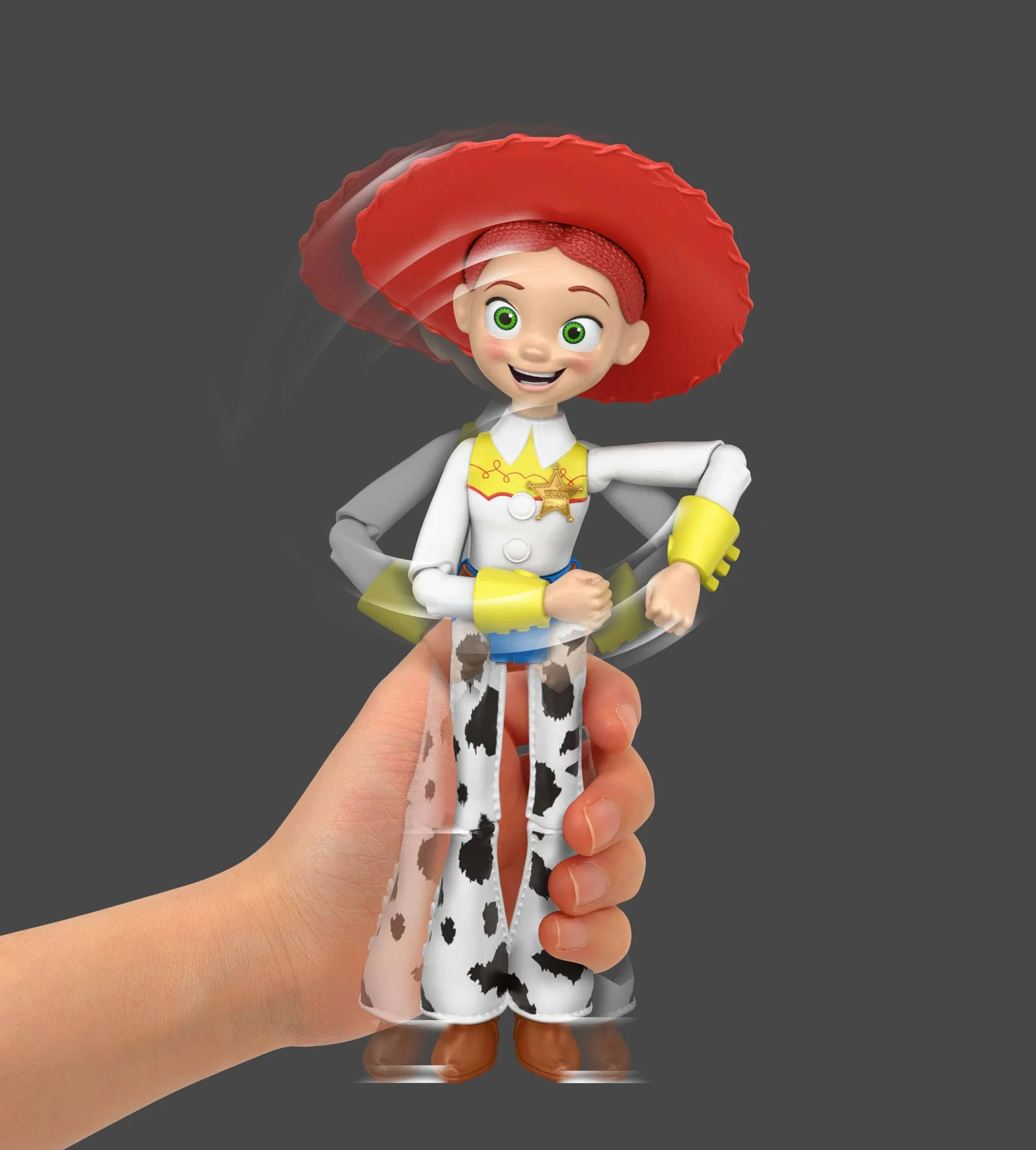Mattel Disney Pixar Toy Story 5 Figura de Jessie a Gran Escala 30,48 cm con Movimiento de Vaquera Bailarina 12 articulaciones JKV40