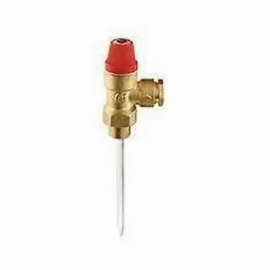 309400 Presión válvula de seguridad presión 1/2"M x Ø 15 10 bar CALEFFI